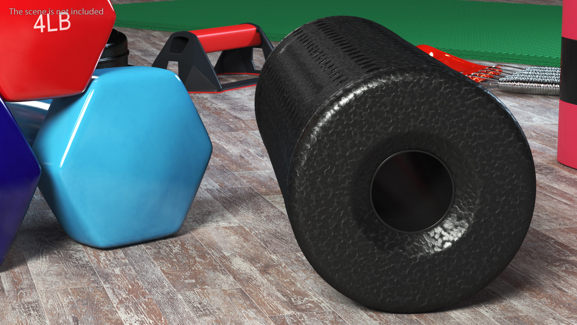 Soft Massage Foam Roller 3D model