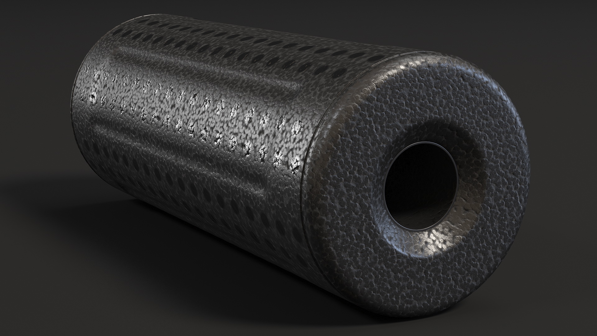 Soft Massage Foam Roller 3D model