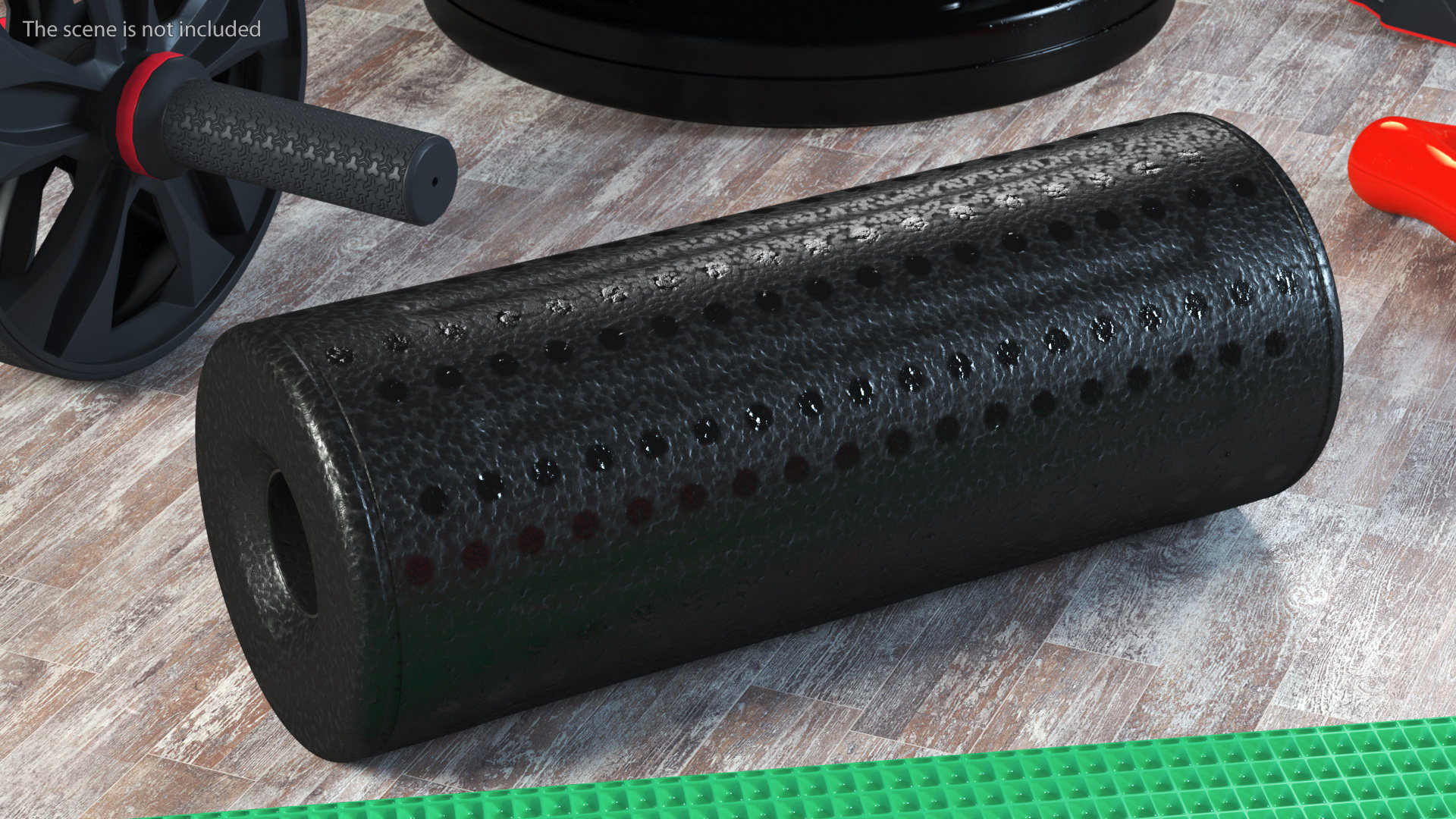 Soft Massage Foam Roller 3D model