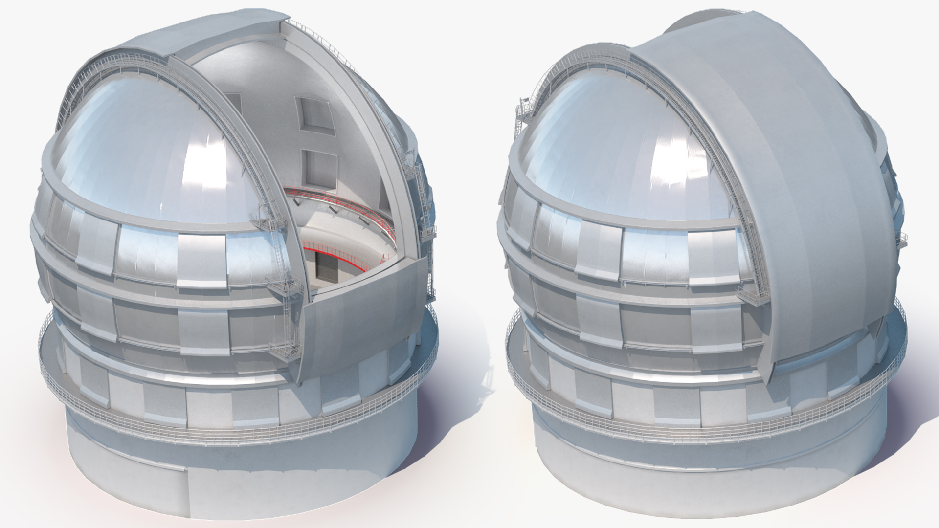 Astronomical Observatory Dome 3D model
