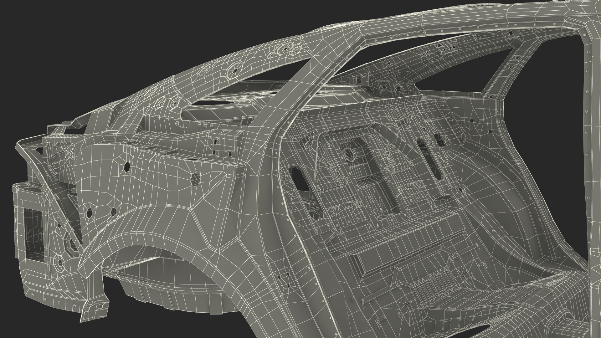 Car Frame Structure 3D model