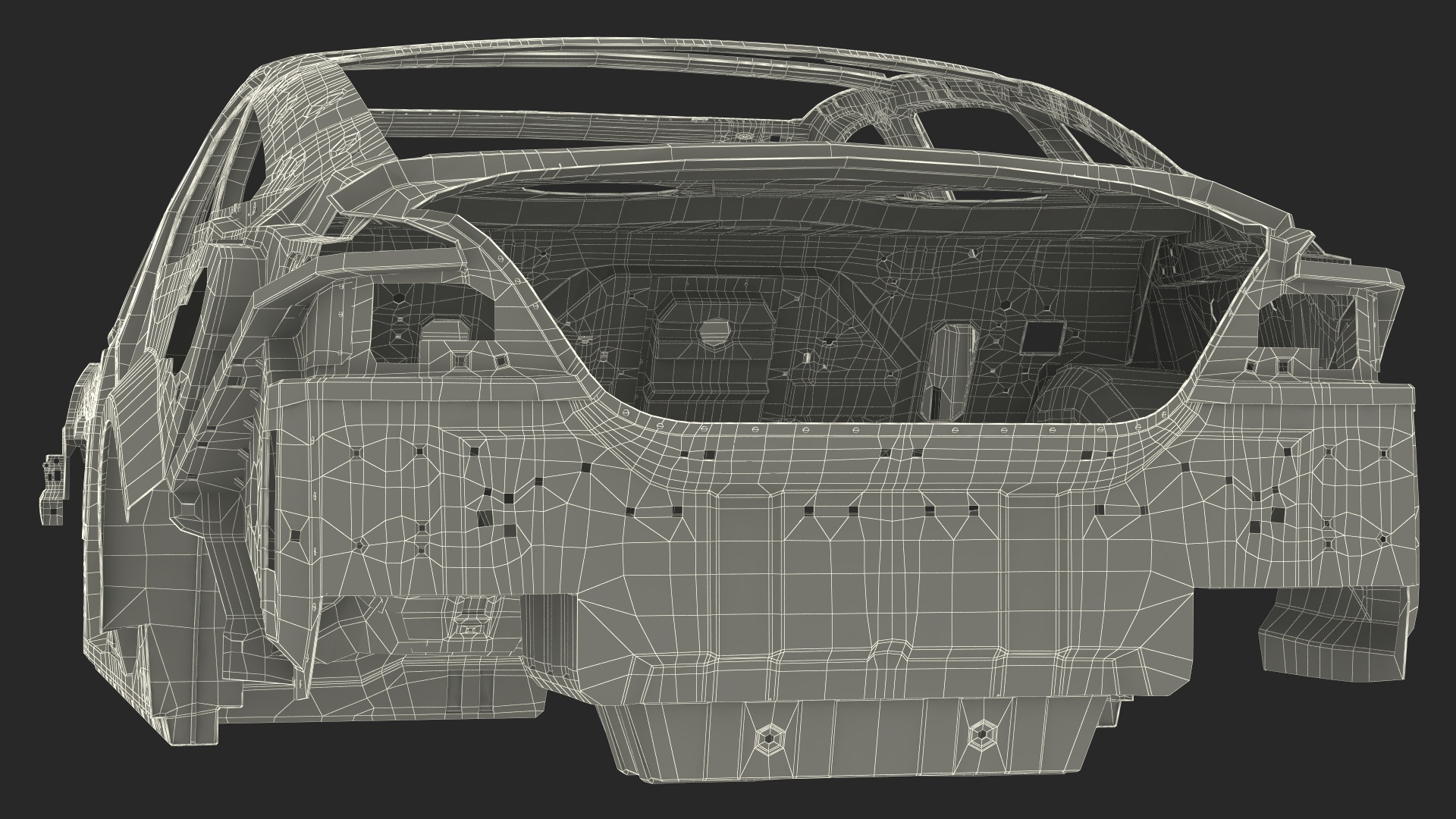 Car Frame Structure 3D model