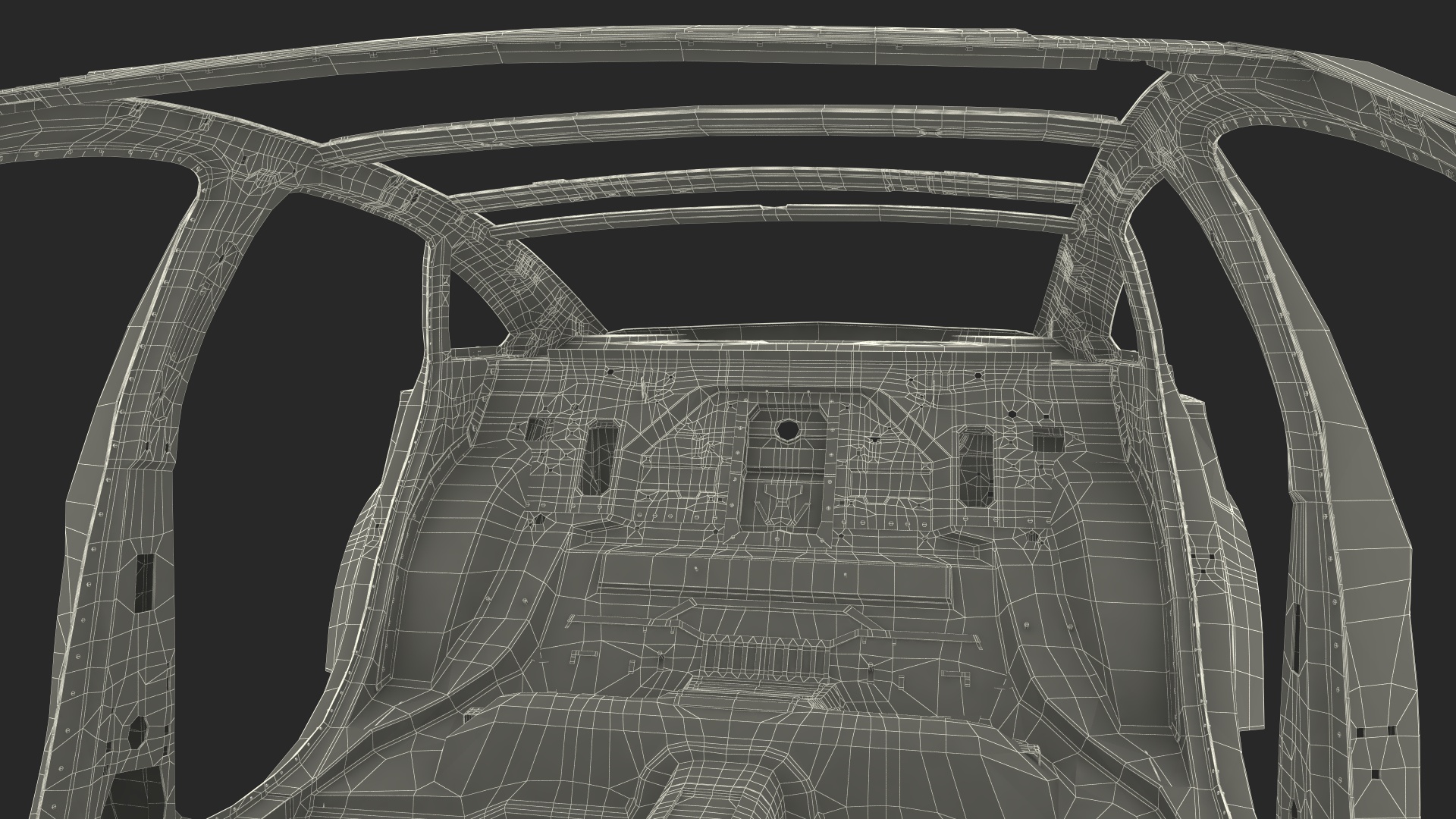 Car Frame Structure 3D model