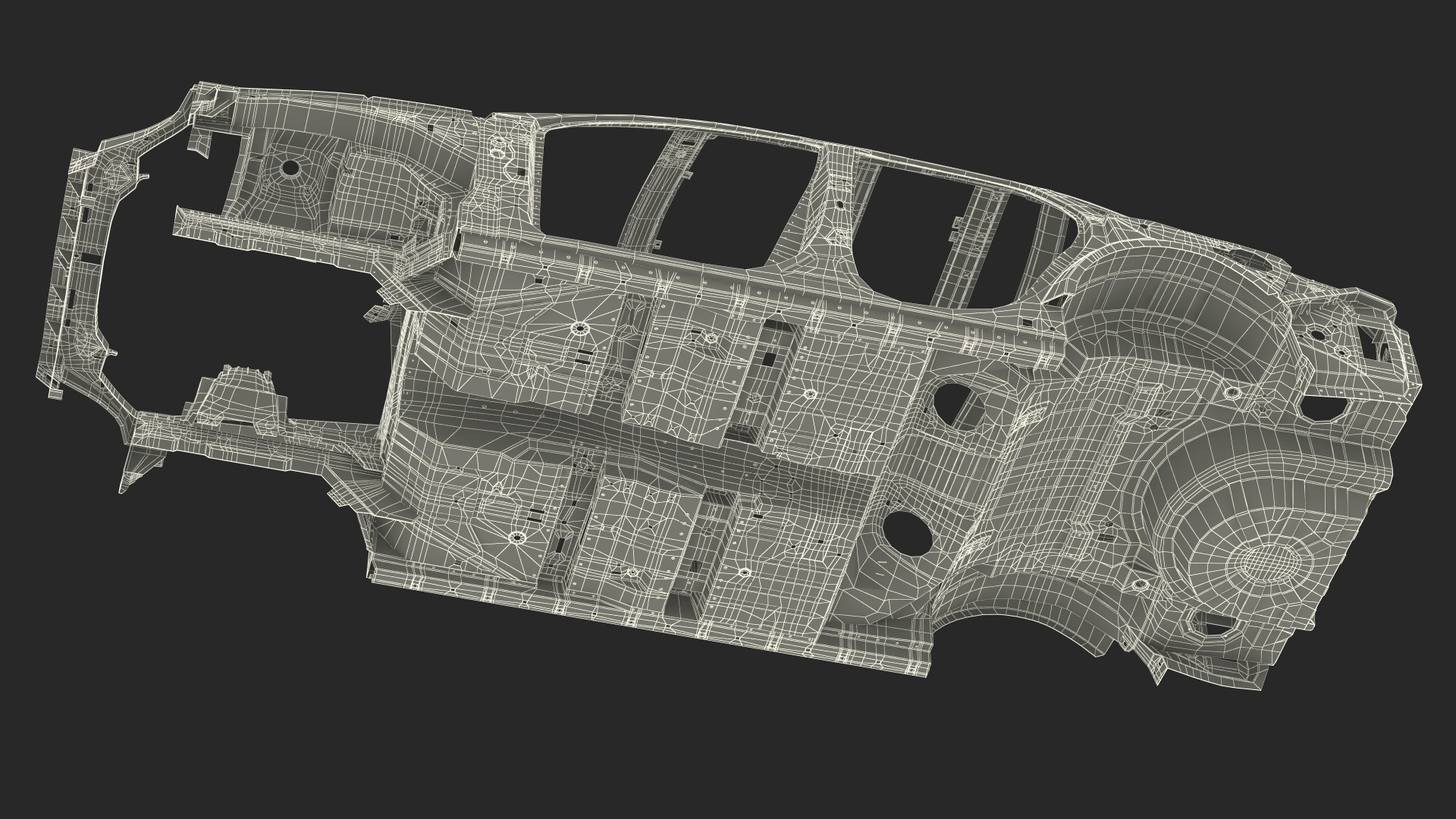 Car Frame Structure 3D model