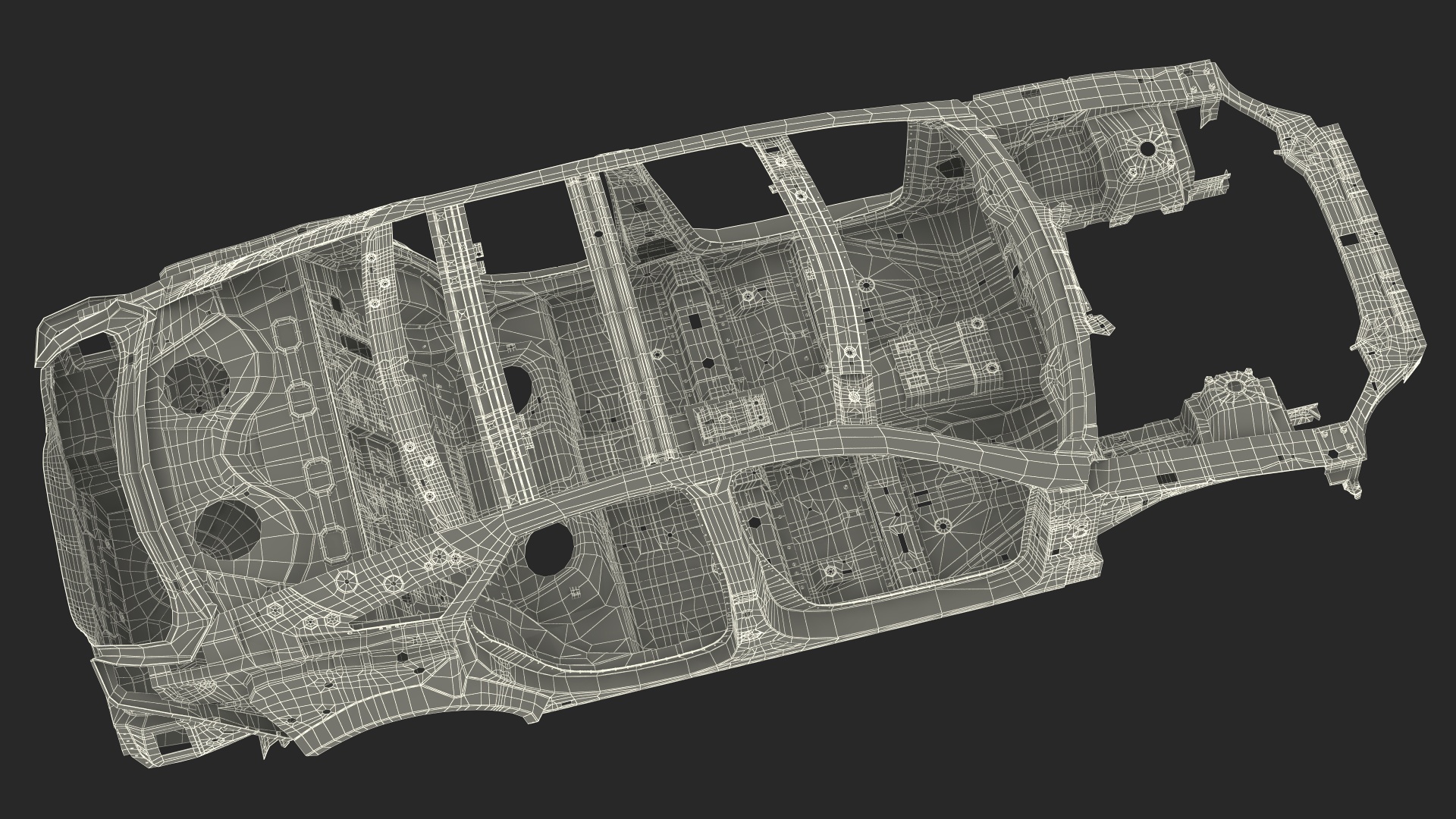 Car Frame Structure 3D model