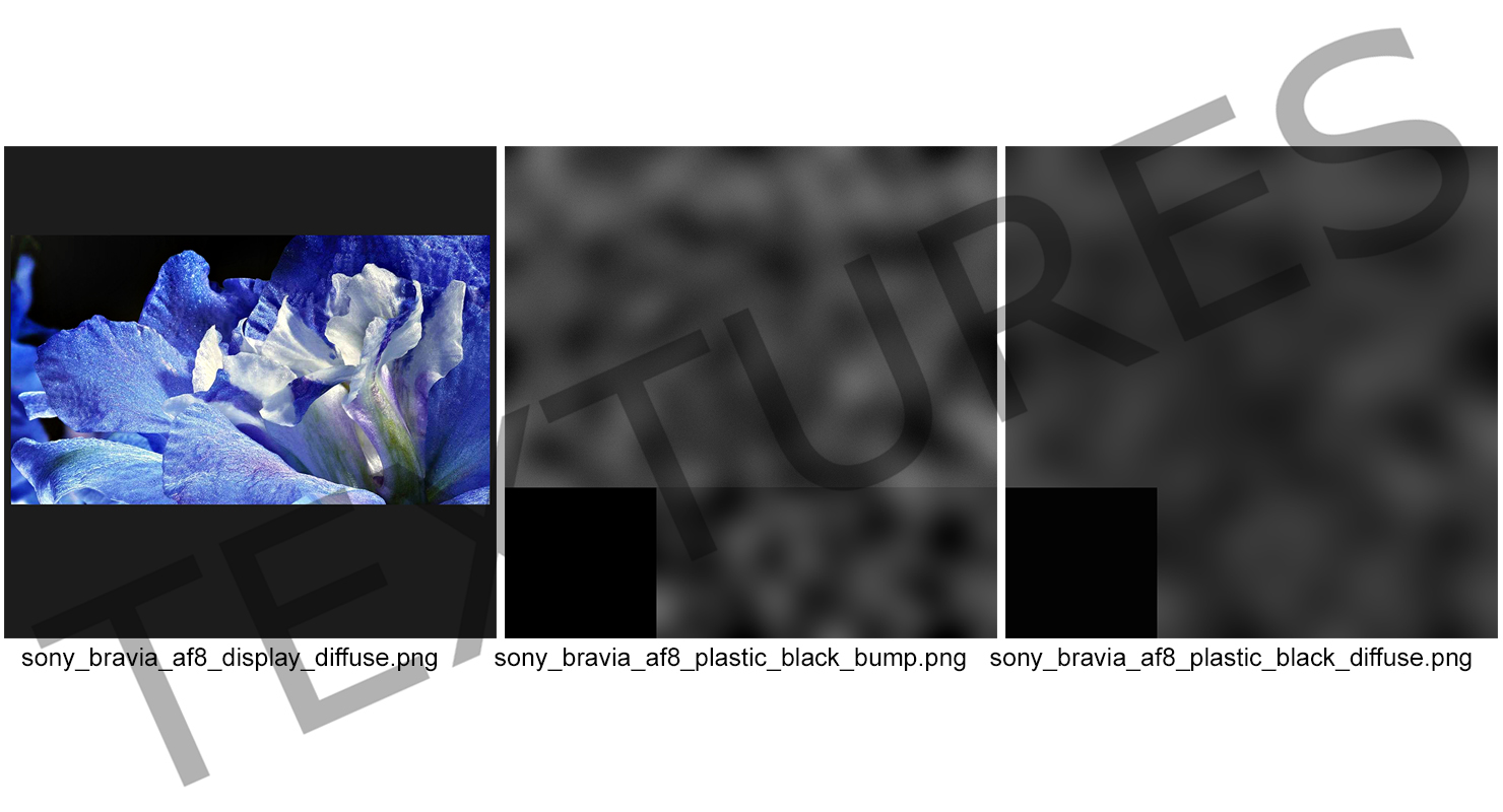 3D Sony TV Bravia AF8 On
