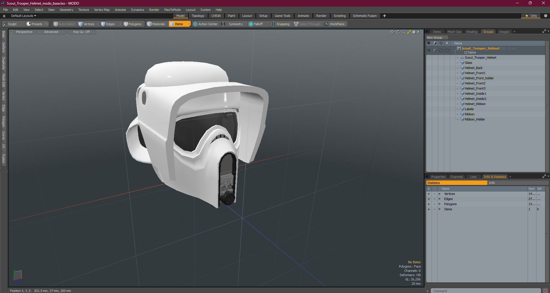 3D model Scout Trooper Helmet