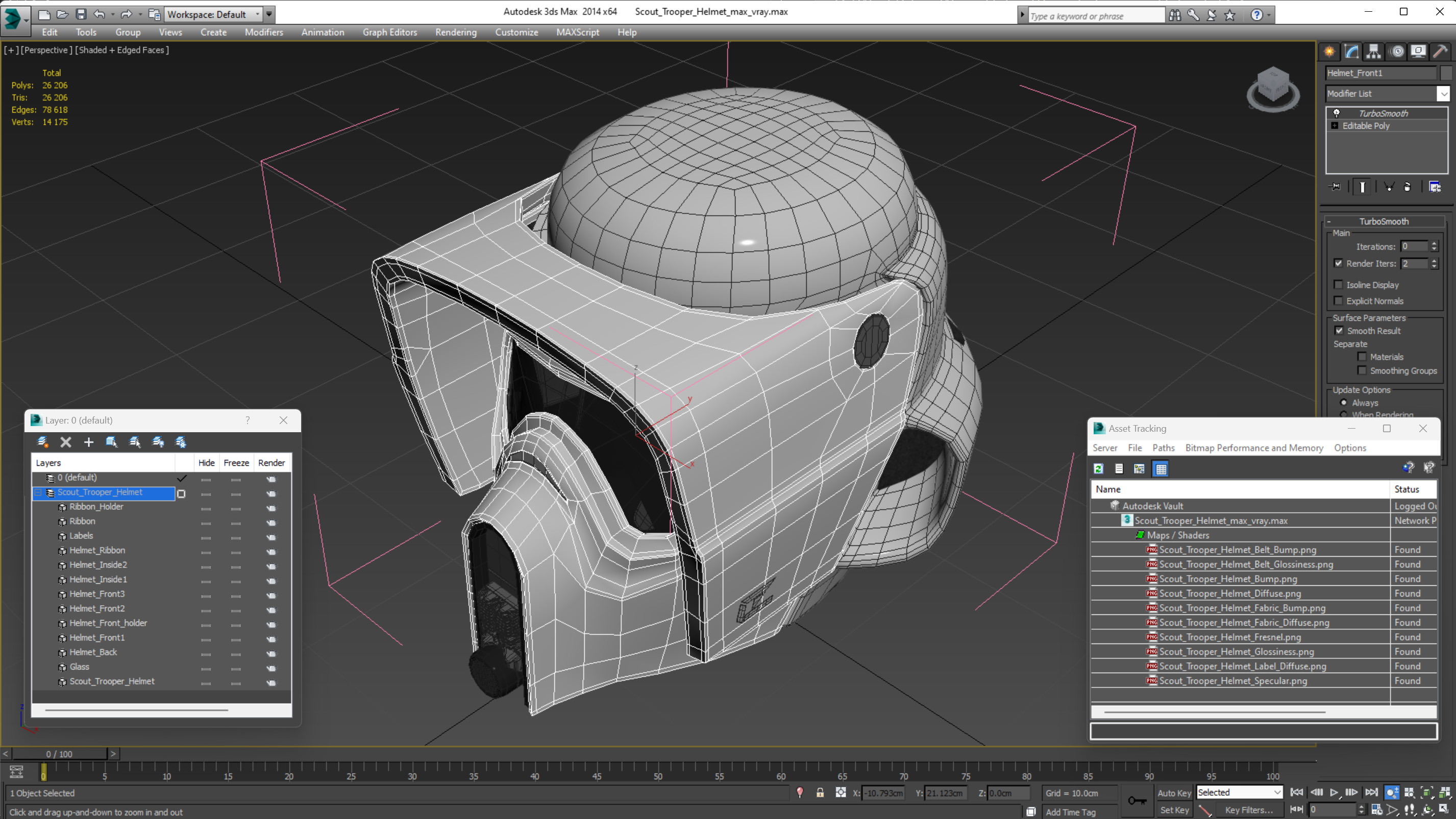 3D model Scout Trooper Helmet