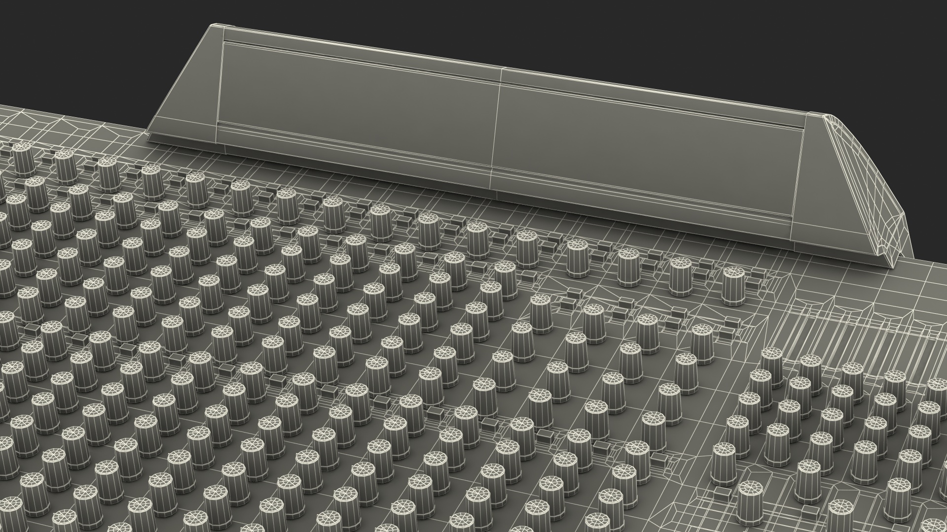 Professional Audio Mixer 3D model