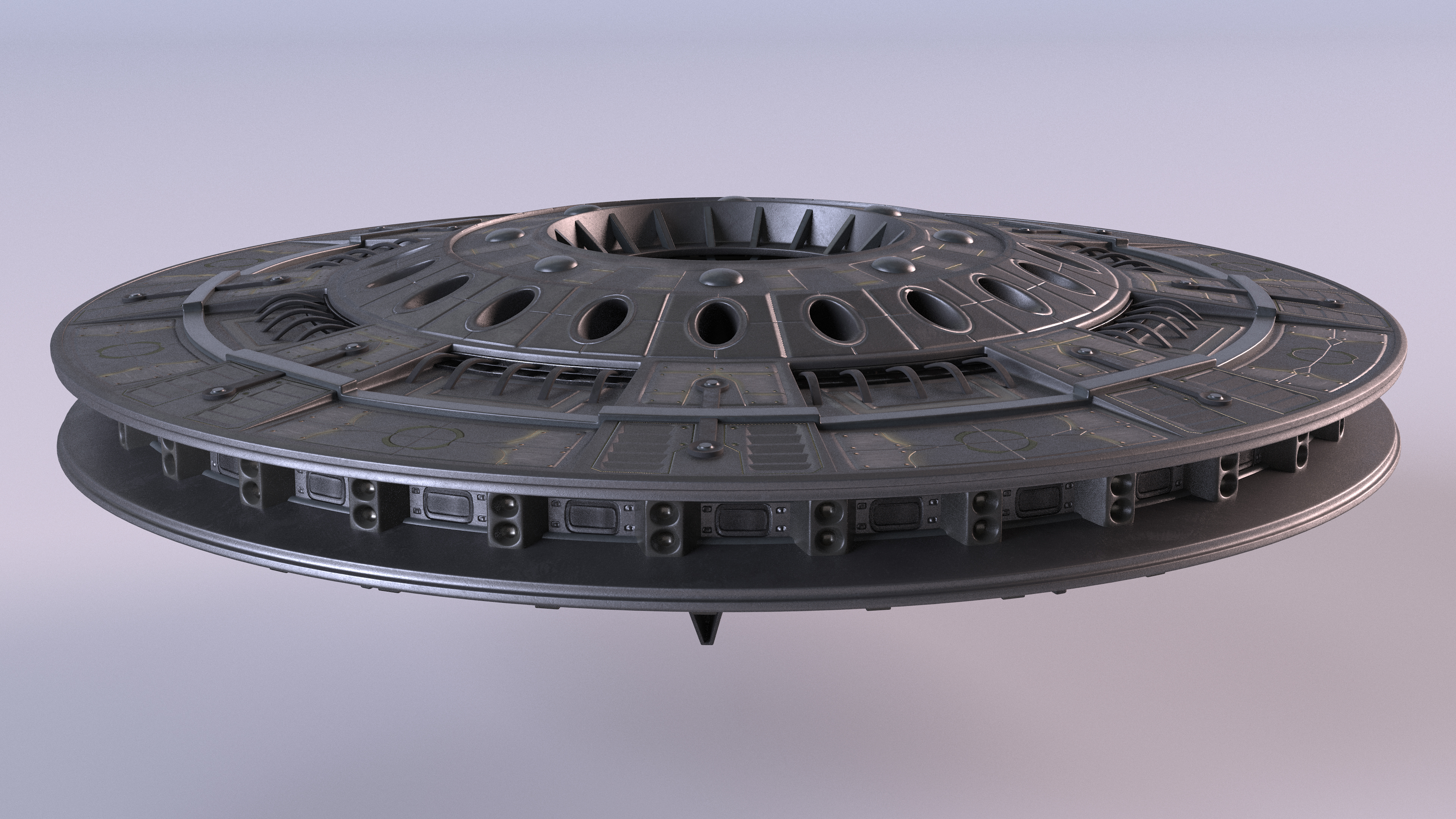 3D model Sci-fi UFO