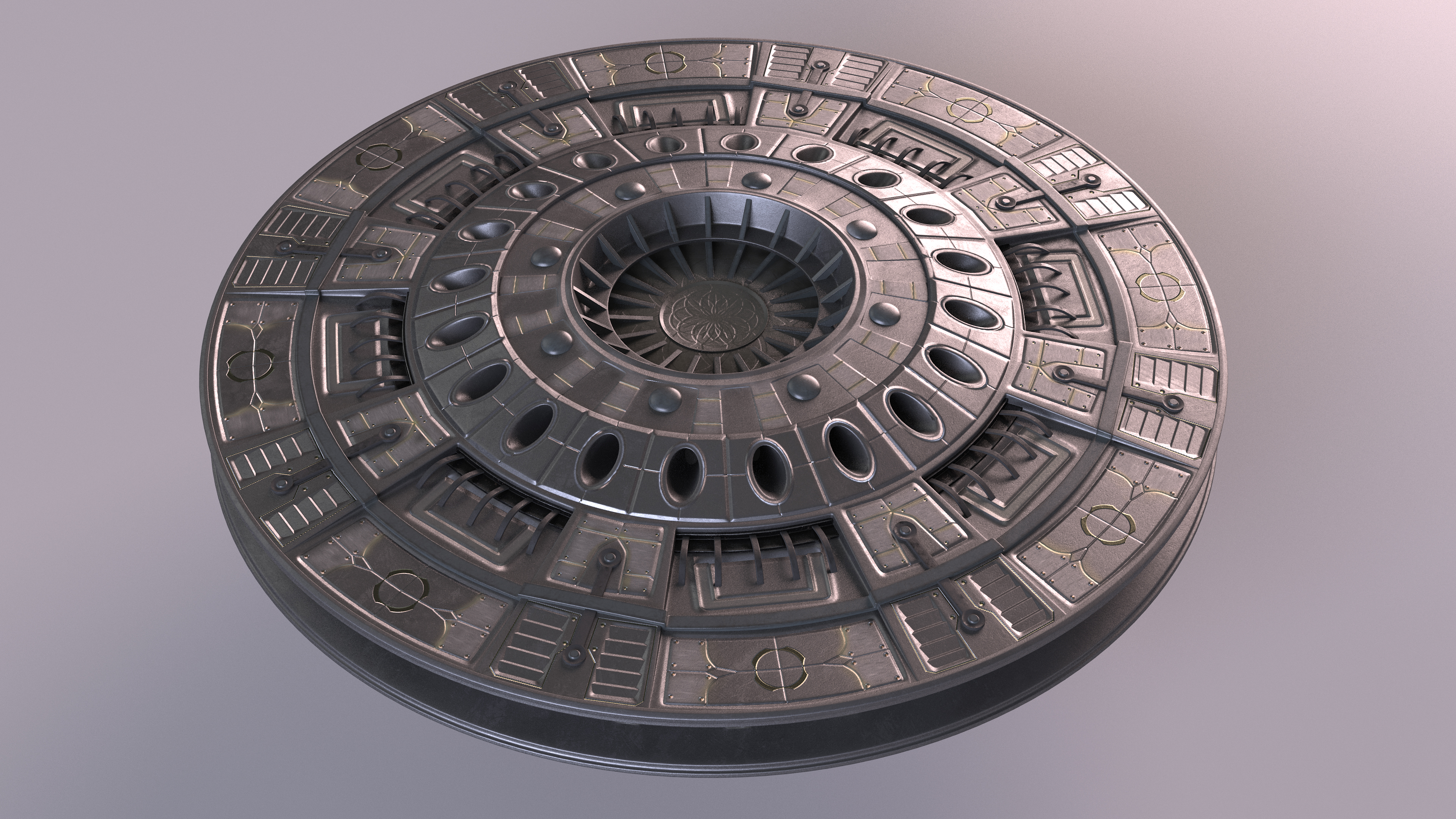 3D model Sci-fi UFO
