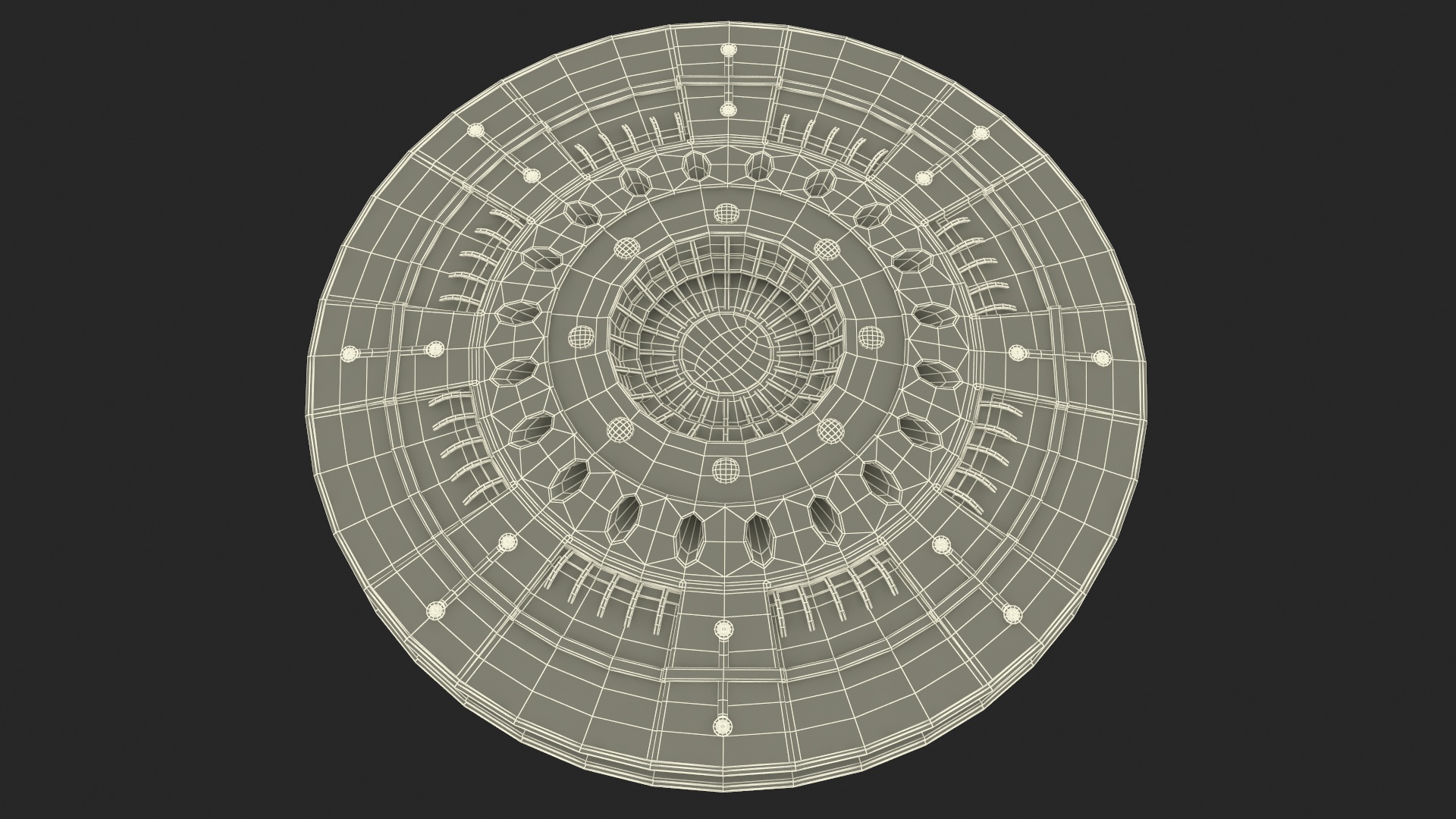 3D model Sci-fi UFO