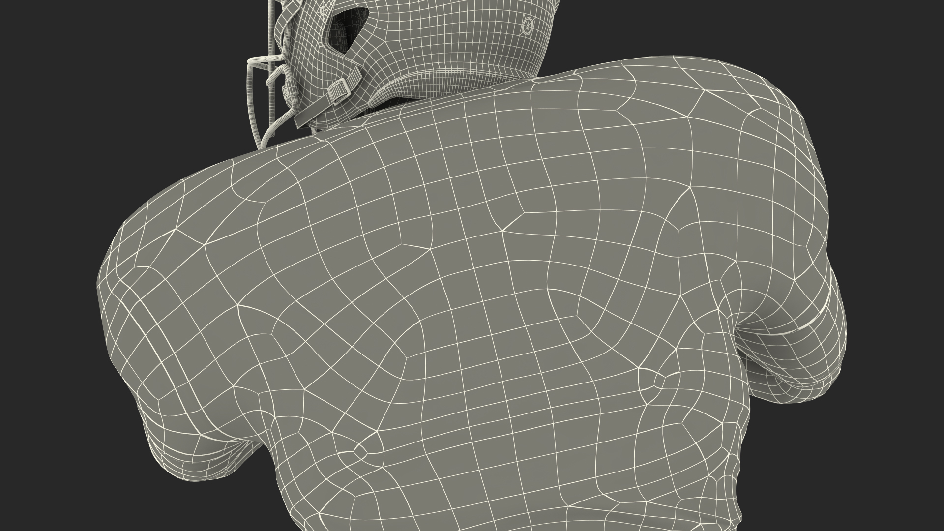 3D Tampa Bay Buccaneers American Football Player Running The Ball Fur