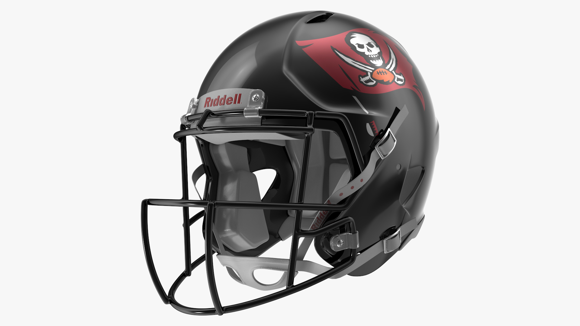 3D Tampa Bay Buccaneers American Football Player Running The Ball Fur