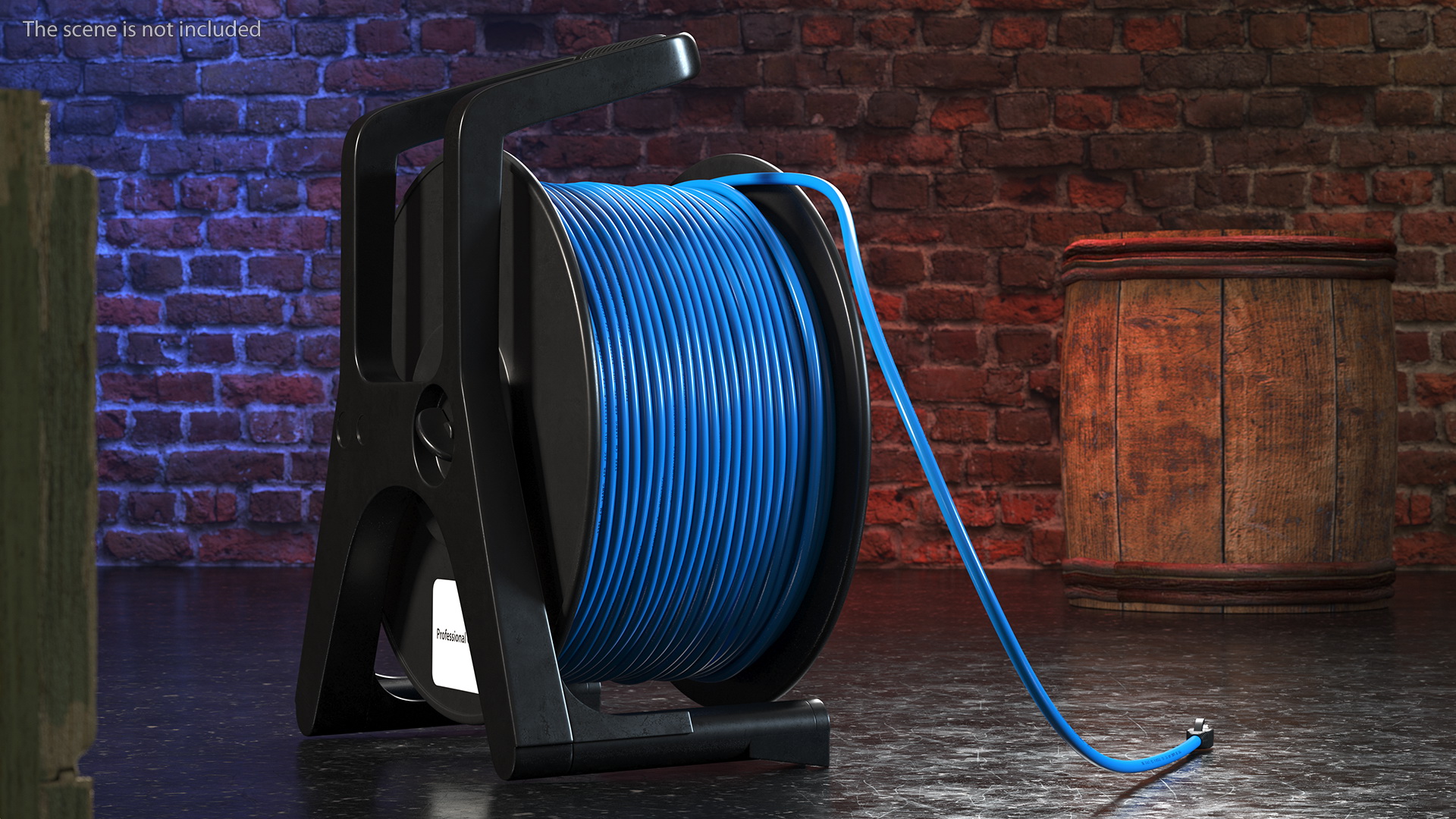 3D Network STP Cable with Reel and RJ45 Jack