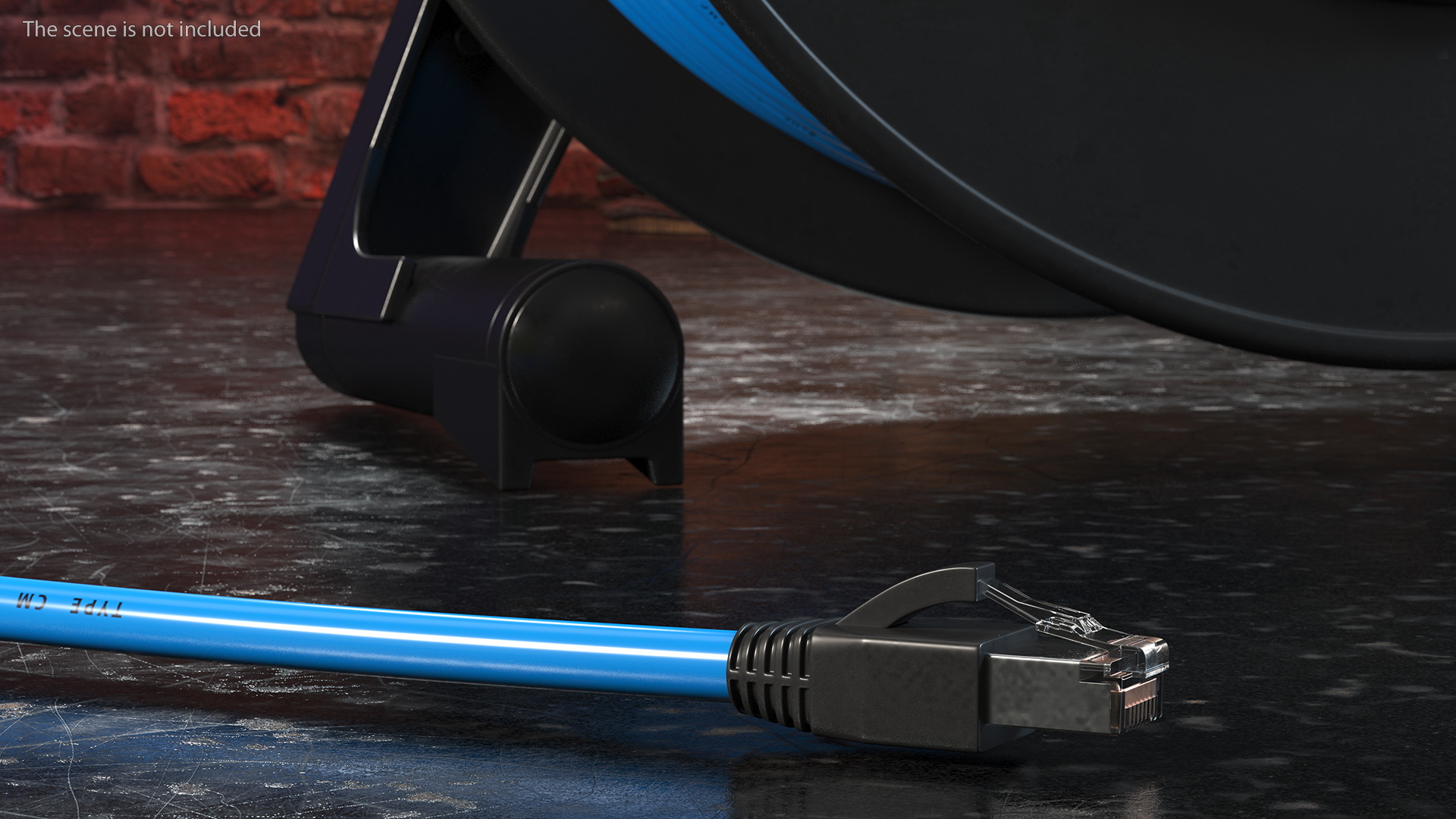 3D Network STP Cable with Reel and RJ45 Jack