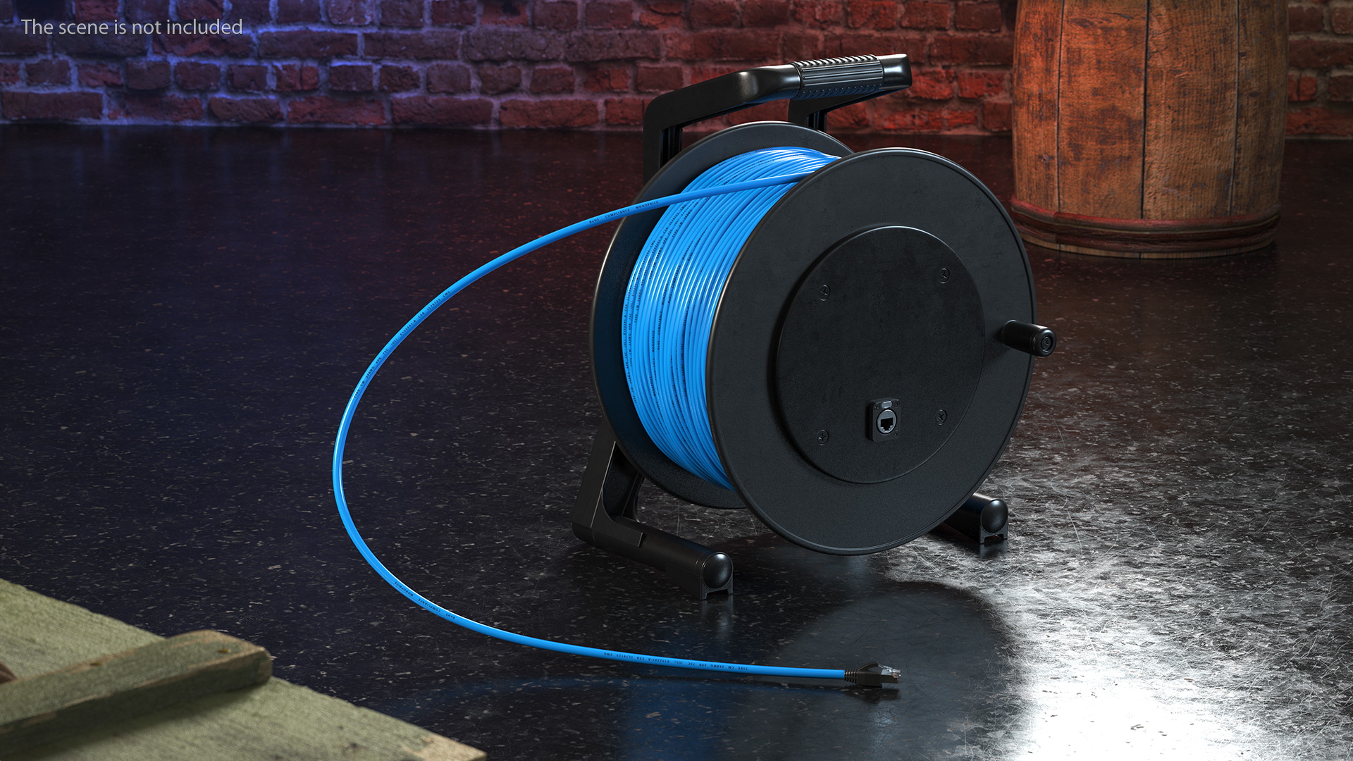 3D Network STP Cable with Reel and RJ45 Jack