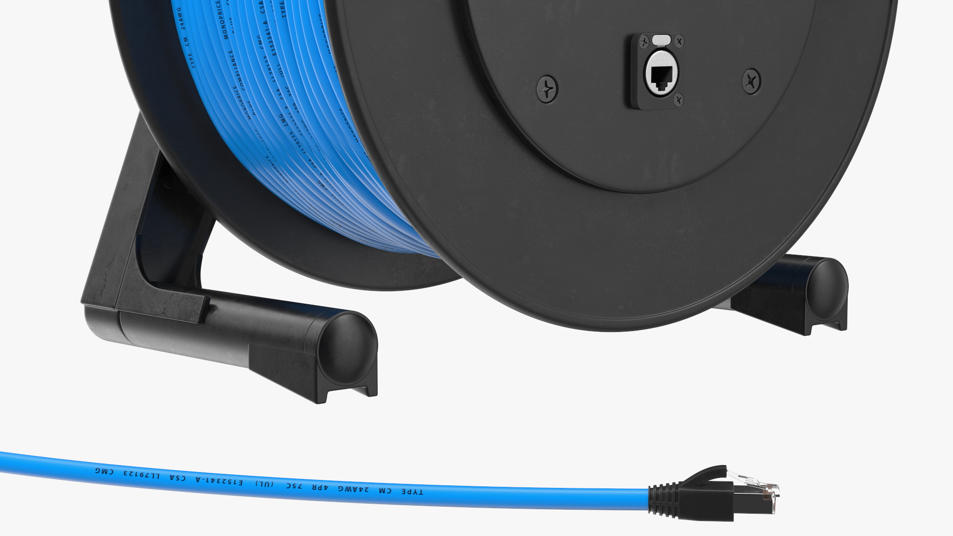 3D Network STP Cable with Reel and RJ45 Jack