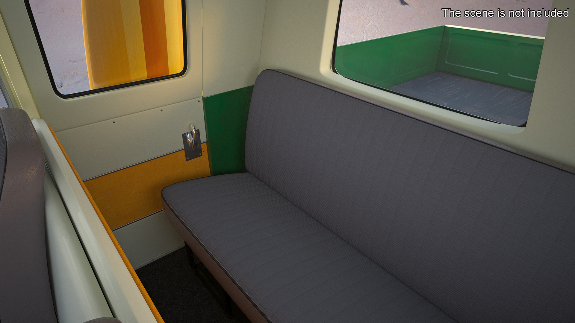 3D model Classic Volkswagen Type 2 Pickup Truck Rigged