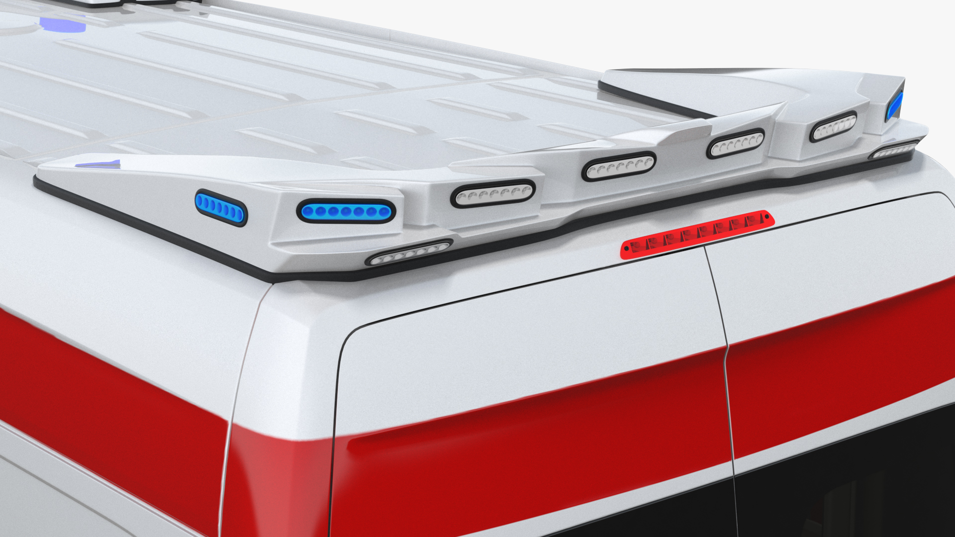 3D Paramedic Ambulance Rigged