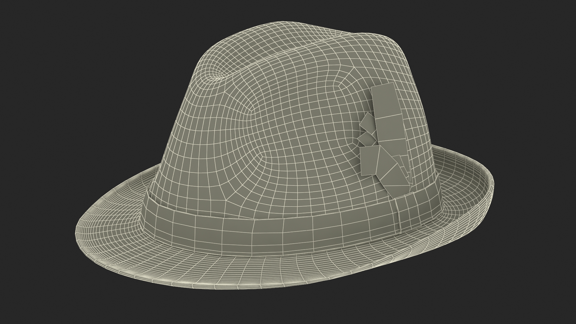 3D Classic Fedora Hat for Men