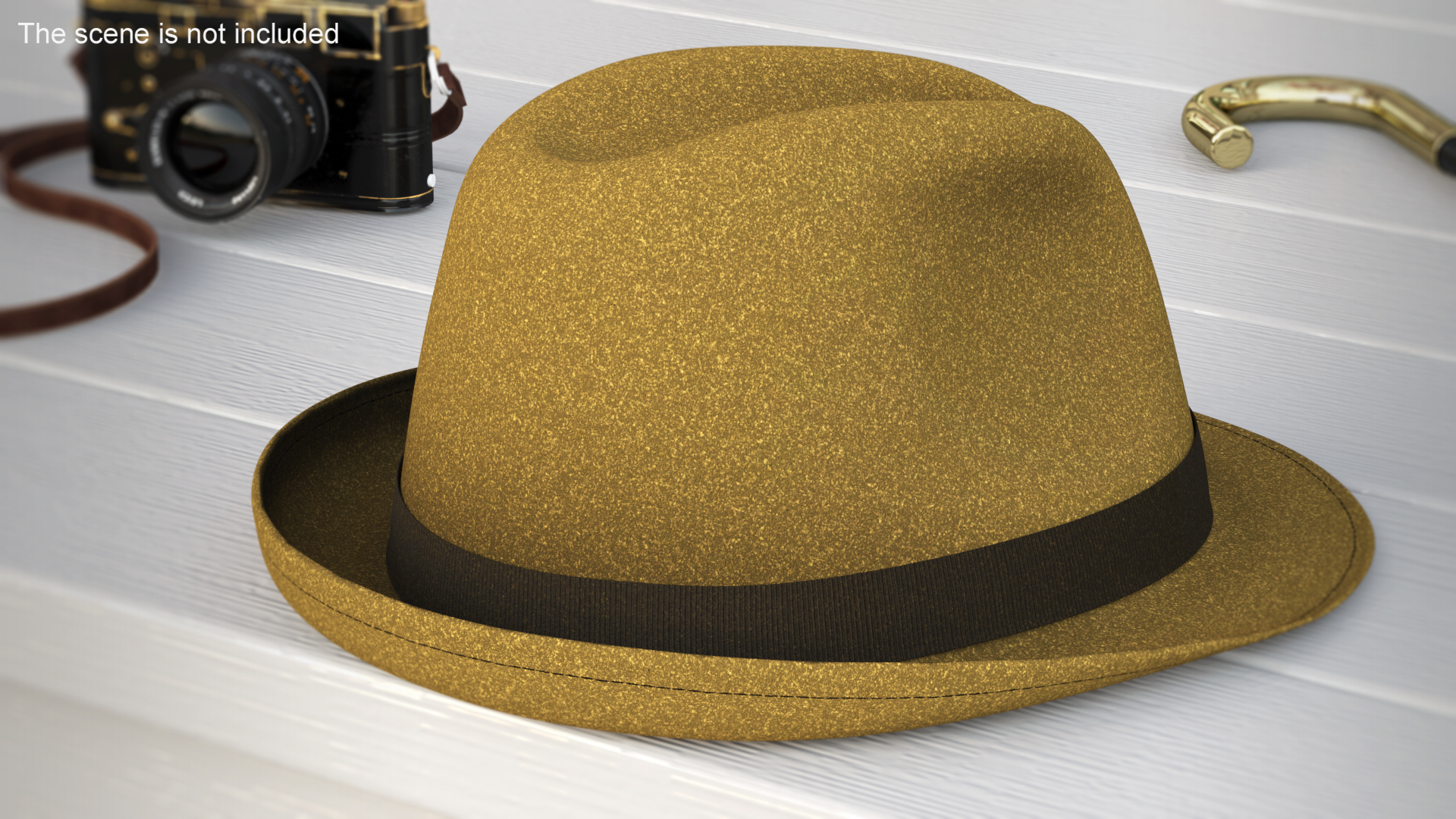 3D Classic Fedora Hat for Men