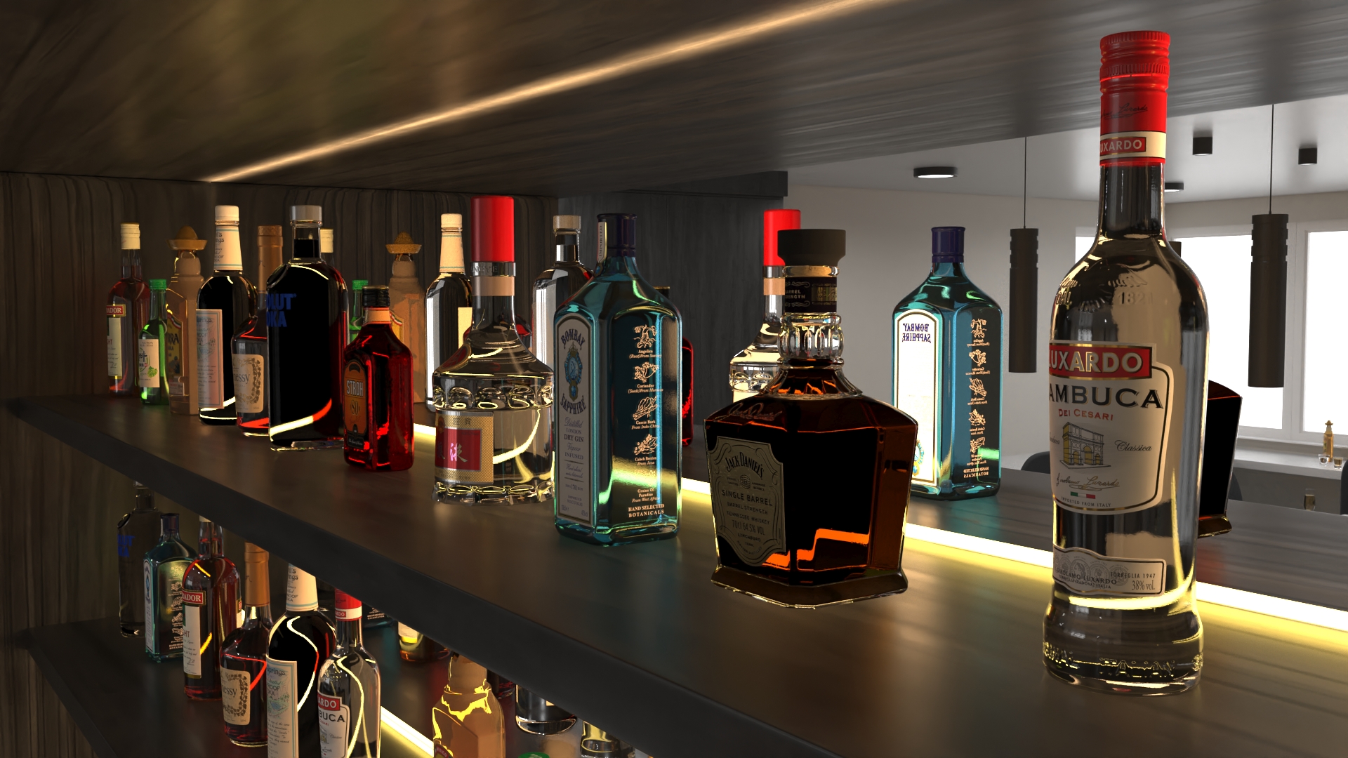 3D Private Home Bar