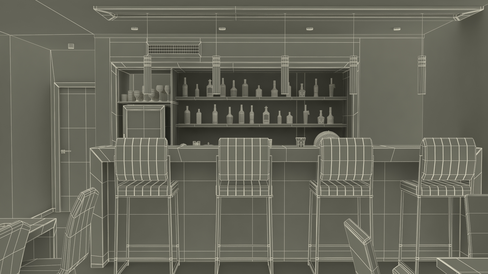 3D Private Home Bar