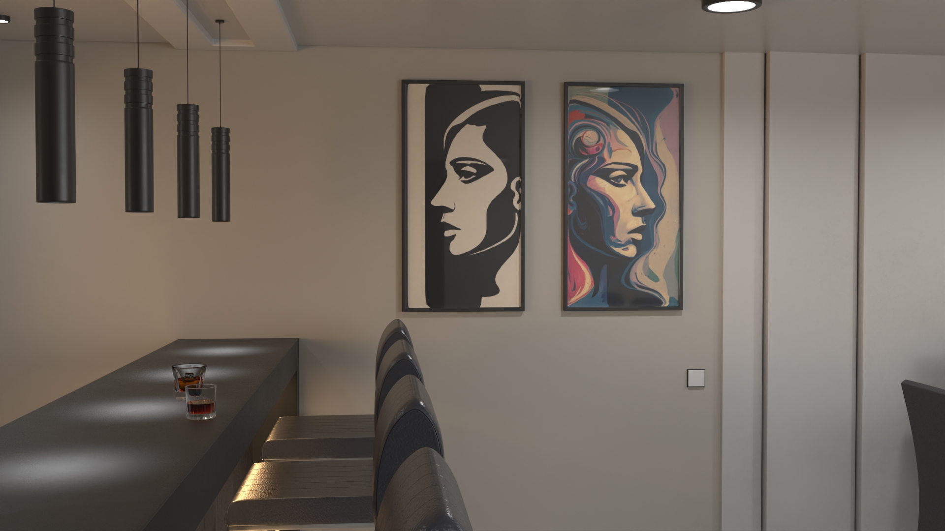 3D Private Home Bar