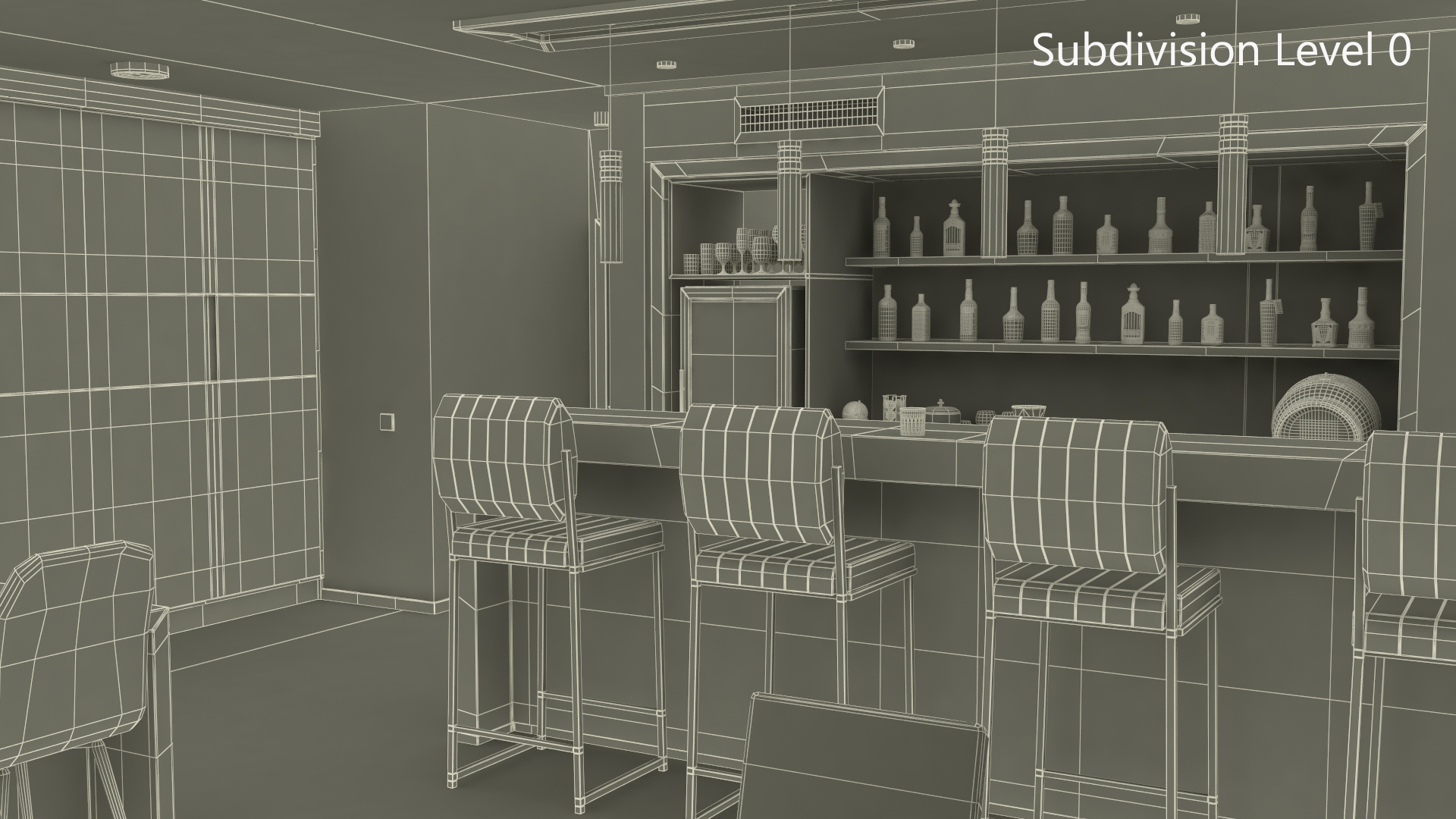 3D Private Home Bar