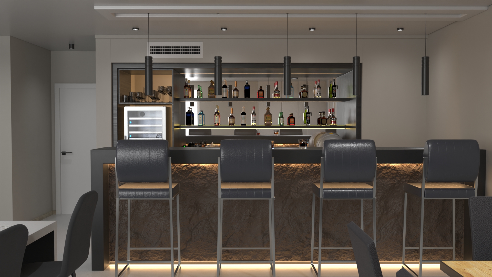 3D Private Home Bar