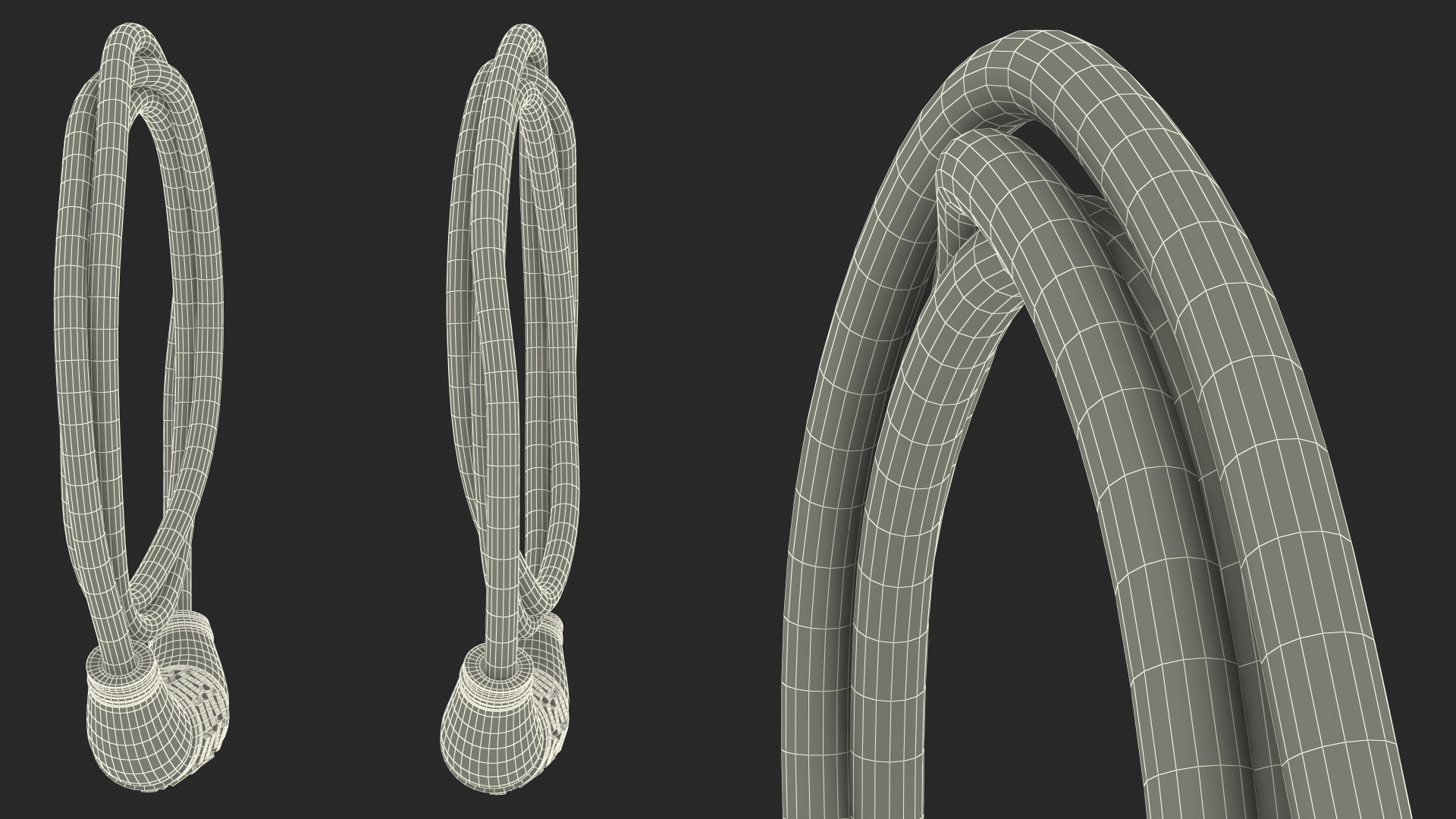 Combo Cable Bicycle Lock 3D model