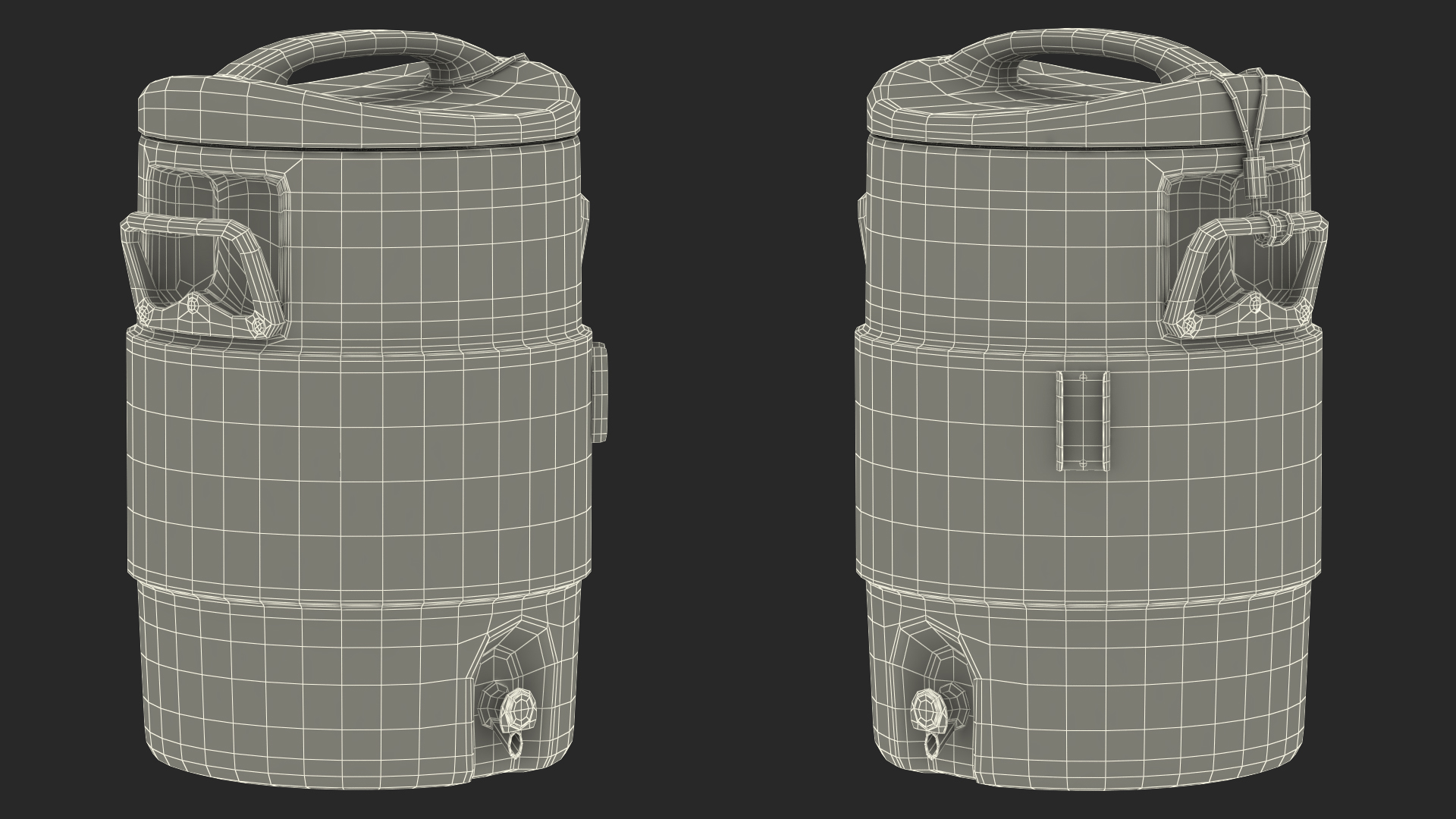 Igloo 5 Gallon Heat Stress Solution Industrial Water Cooler 3D model