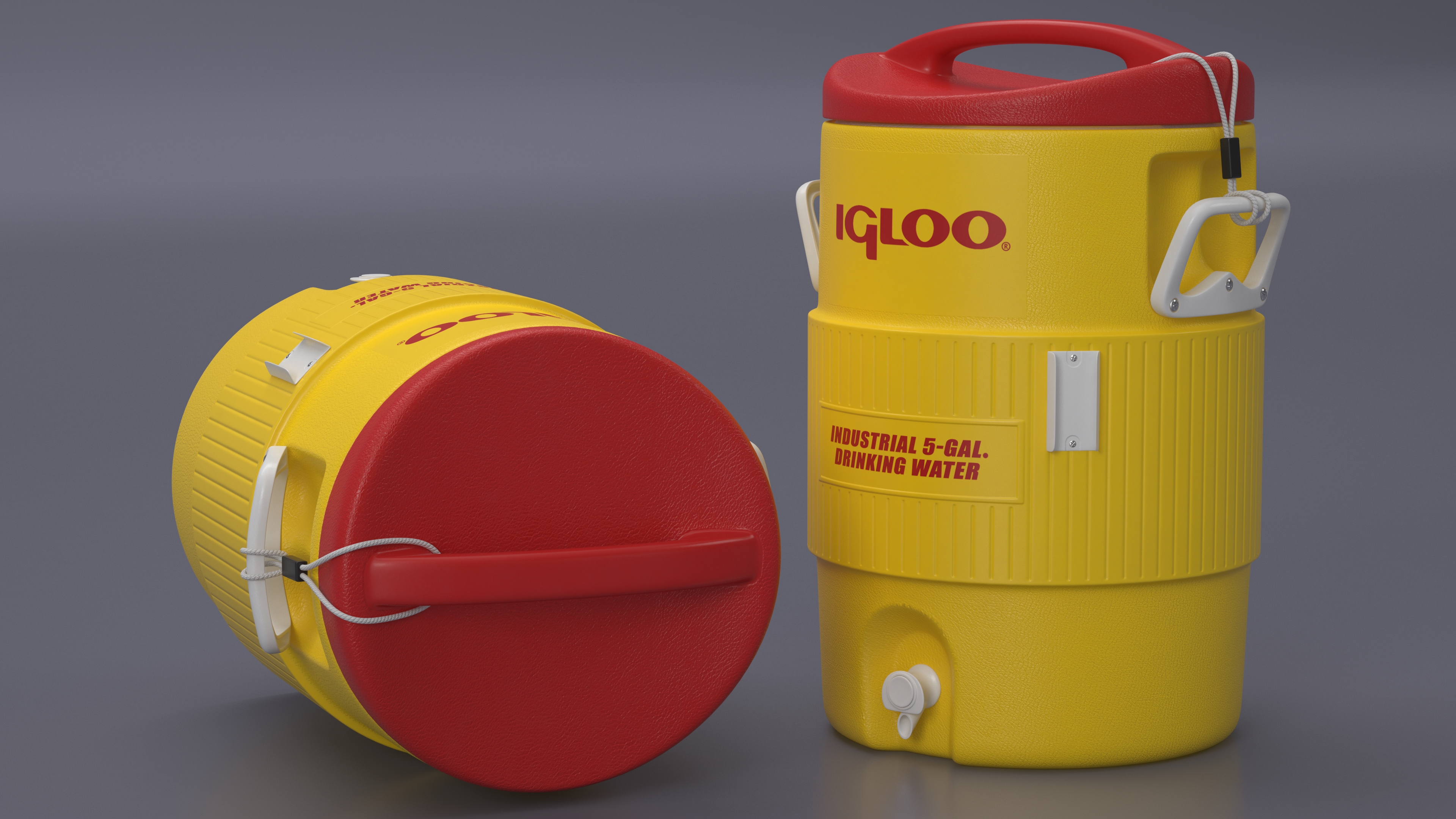 Igloo 5 Gallon Heat Stress Solution Industrial Water Cooler 3D model