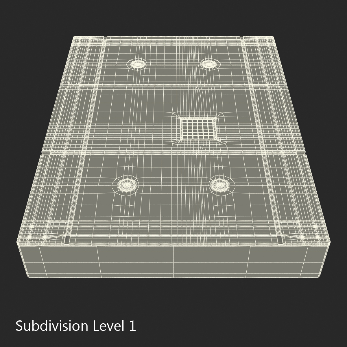 3D model Sci Fi Painted Panel