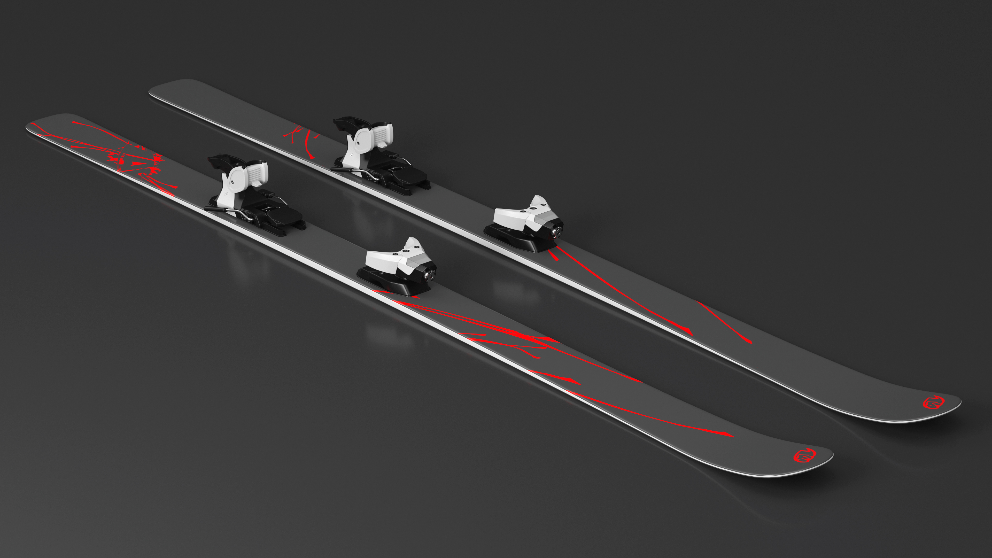 3D Snow Skis 4