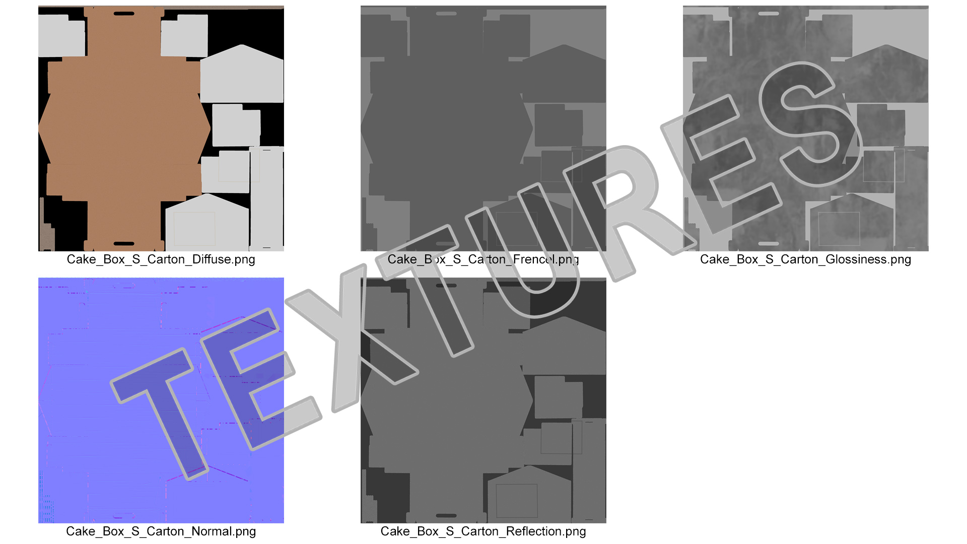 3D W Packaging Cake Box Kraft No Window