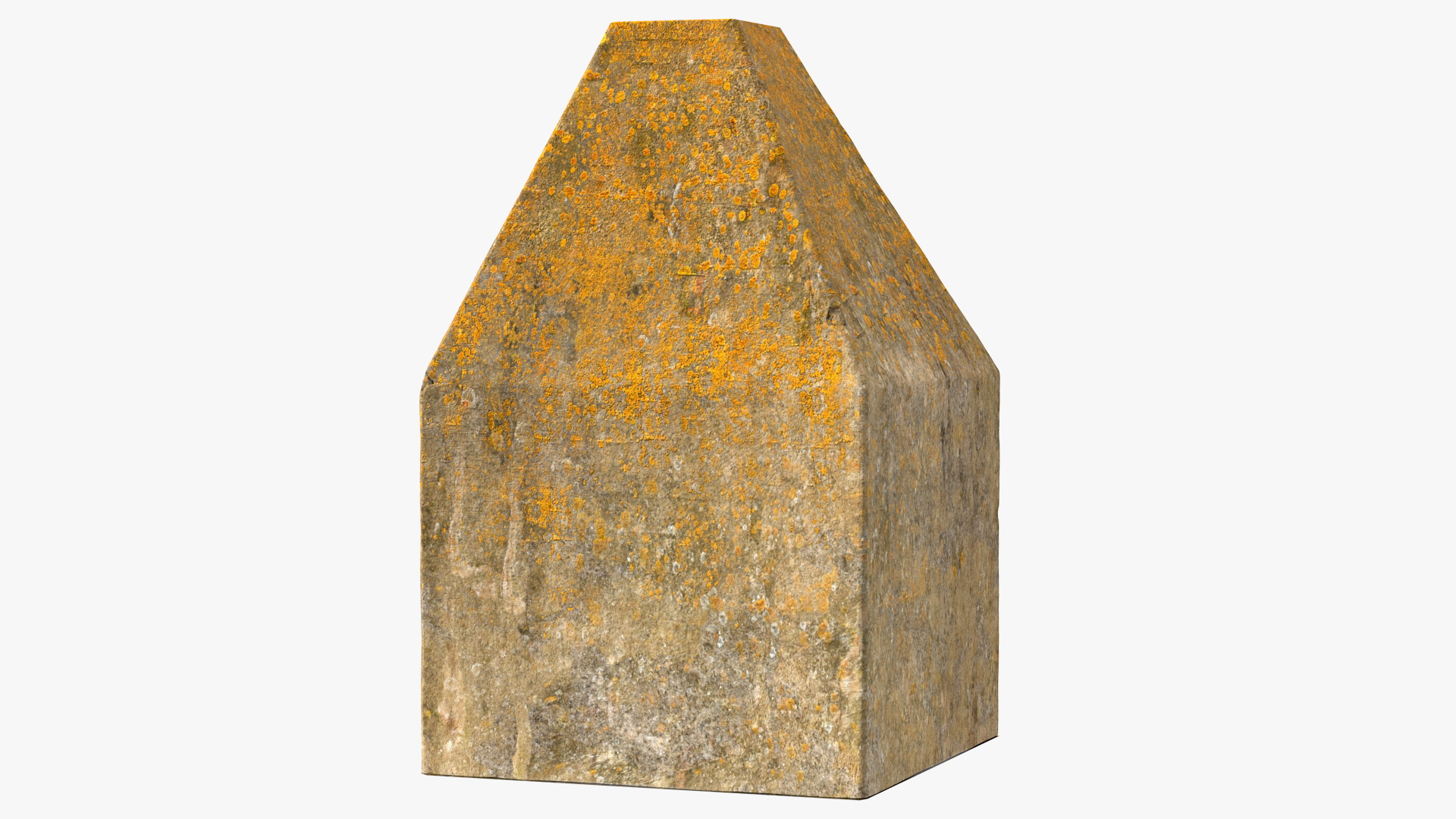 3D model Dragon Teeth Tank Obstacle Old