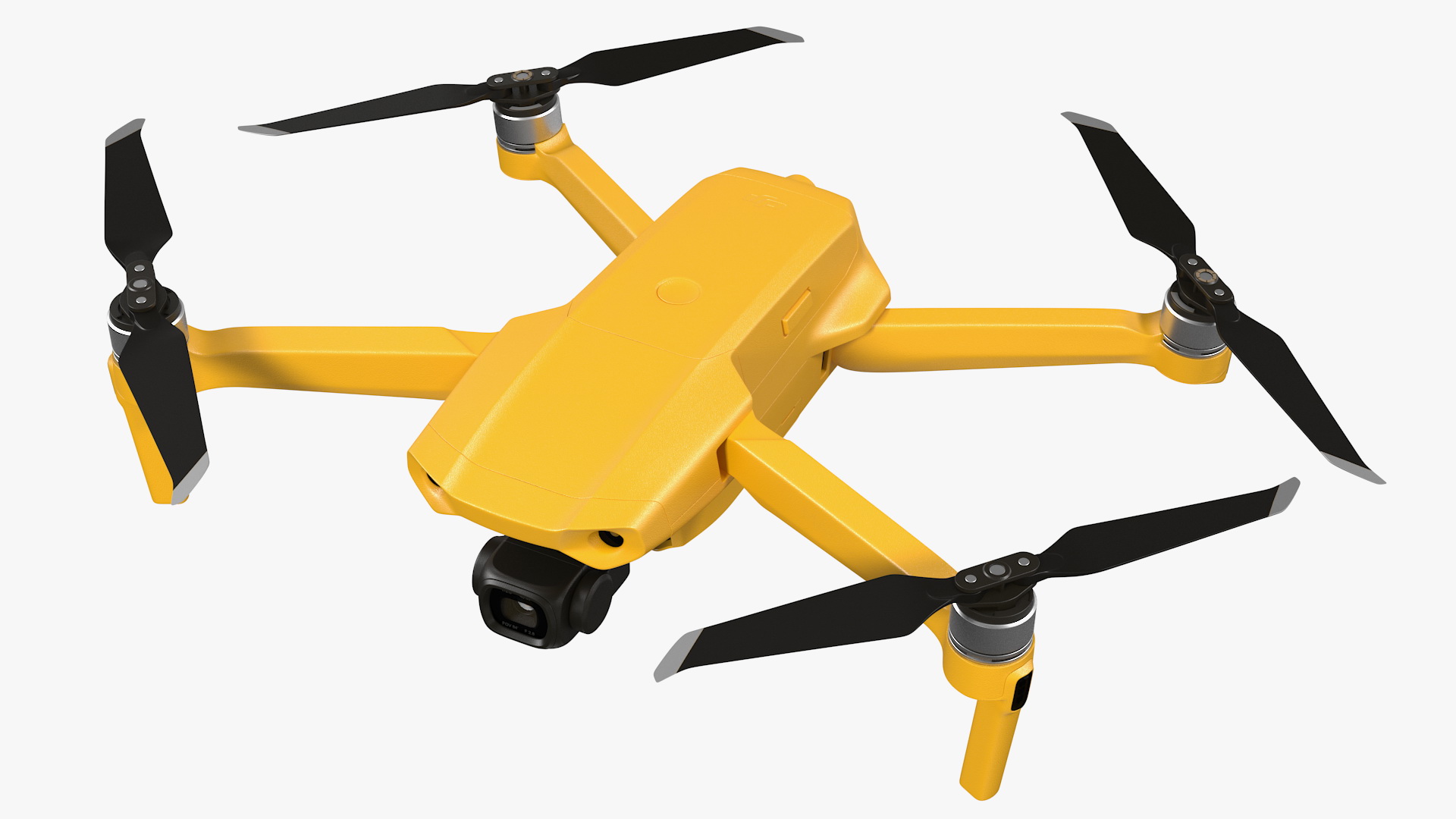 Drone Quadcopter UAV with Camera Rigged 3D model