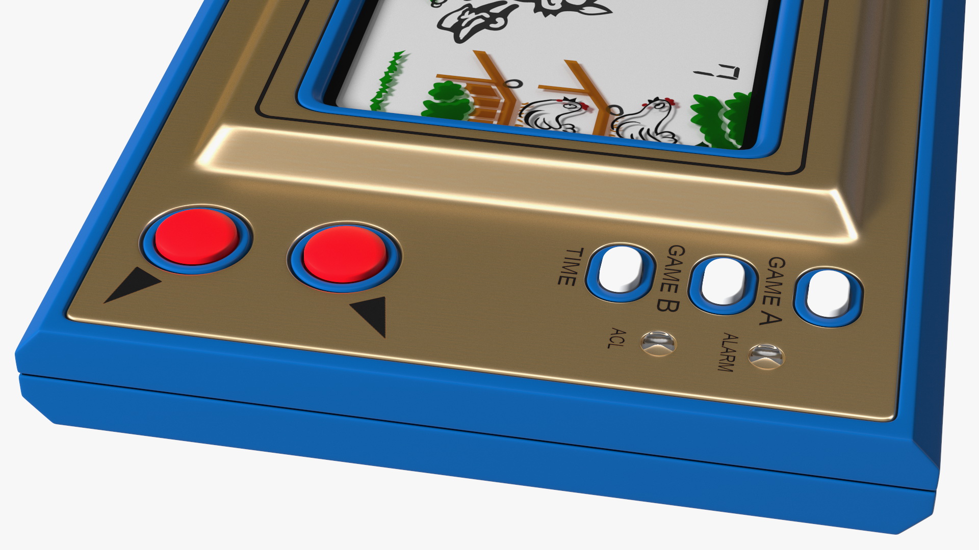 Nintendo Game and Watch Egg Handheld Game Console 3D model