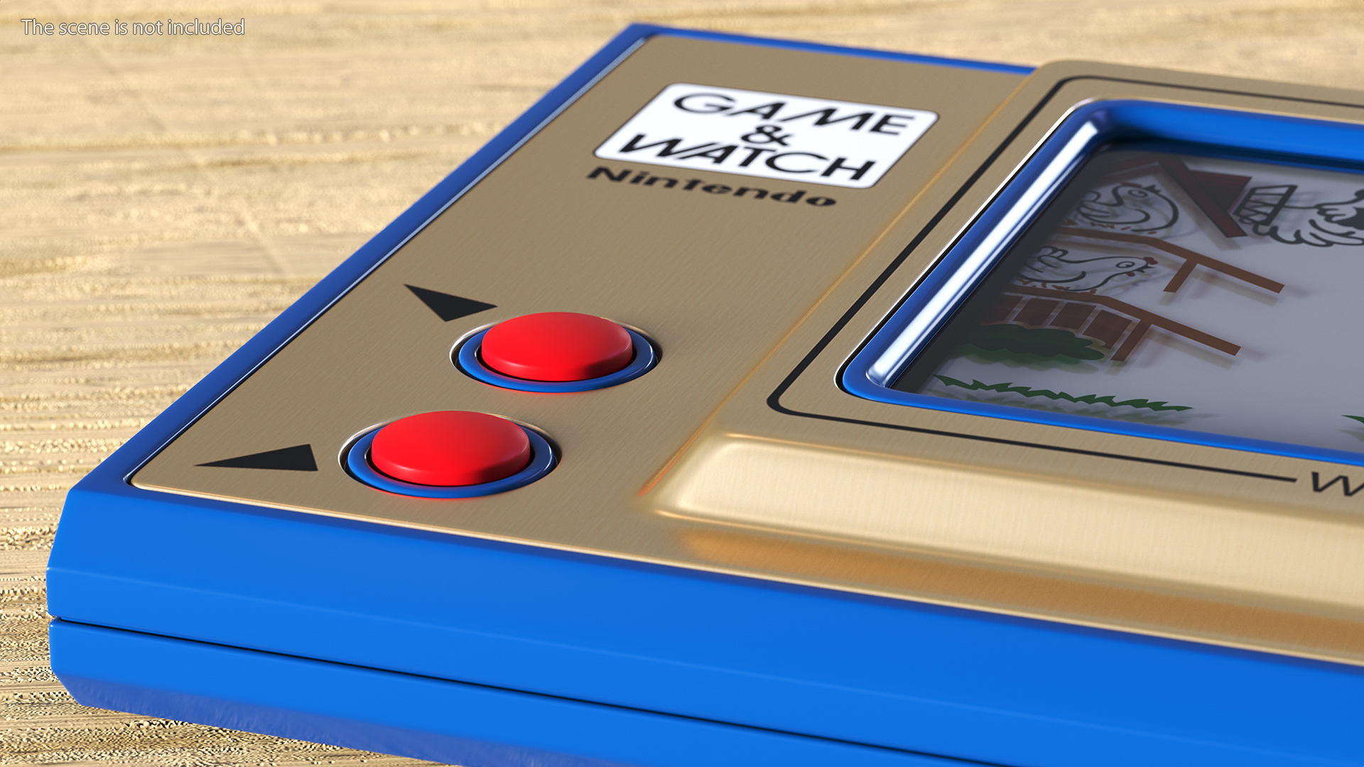 Nintendo Game and Watch Egg Handheld Game Console 3D model