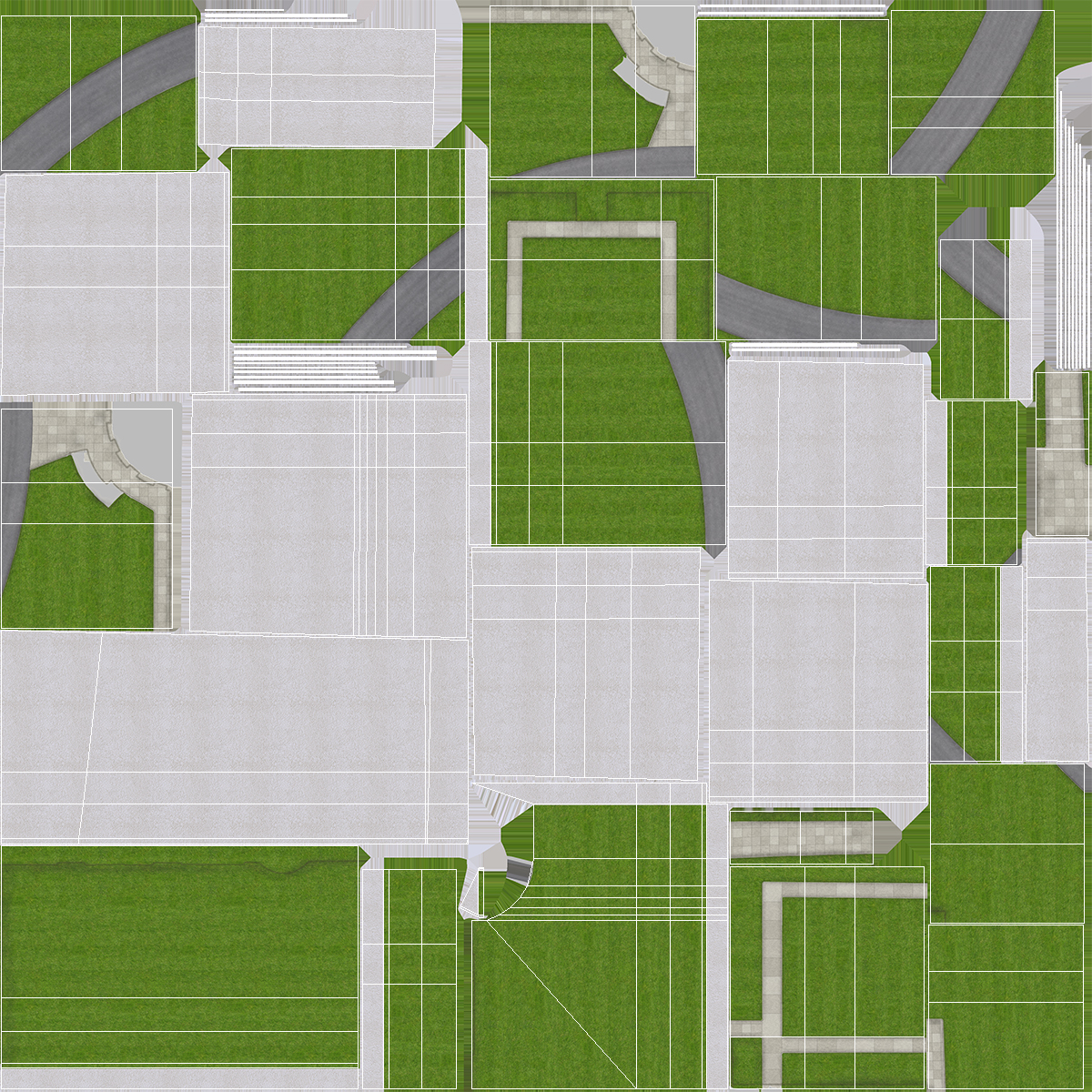 White House US Presidential Residence 3D