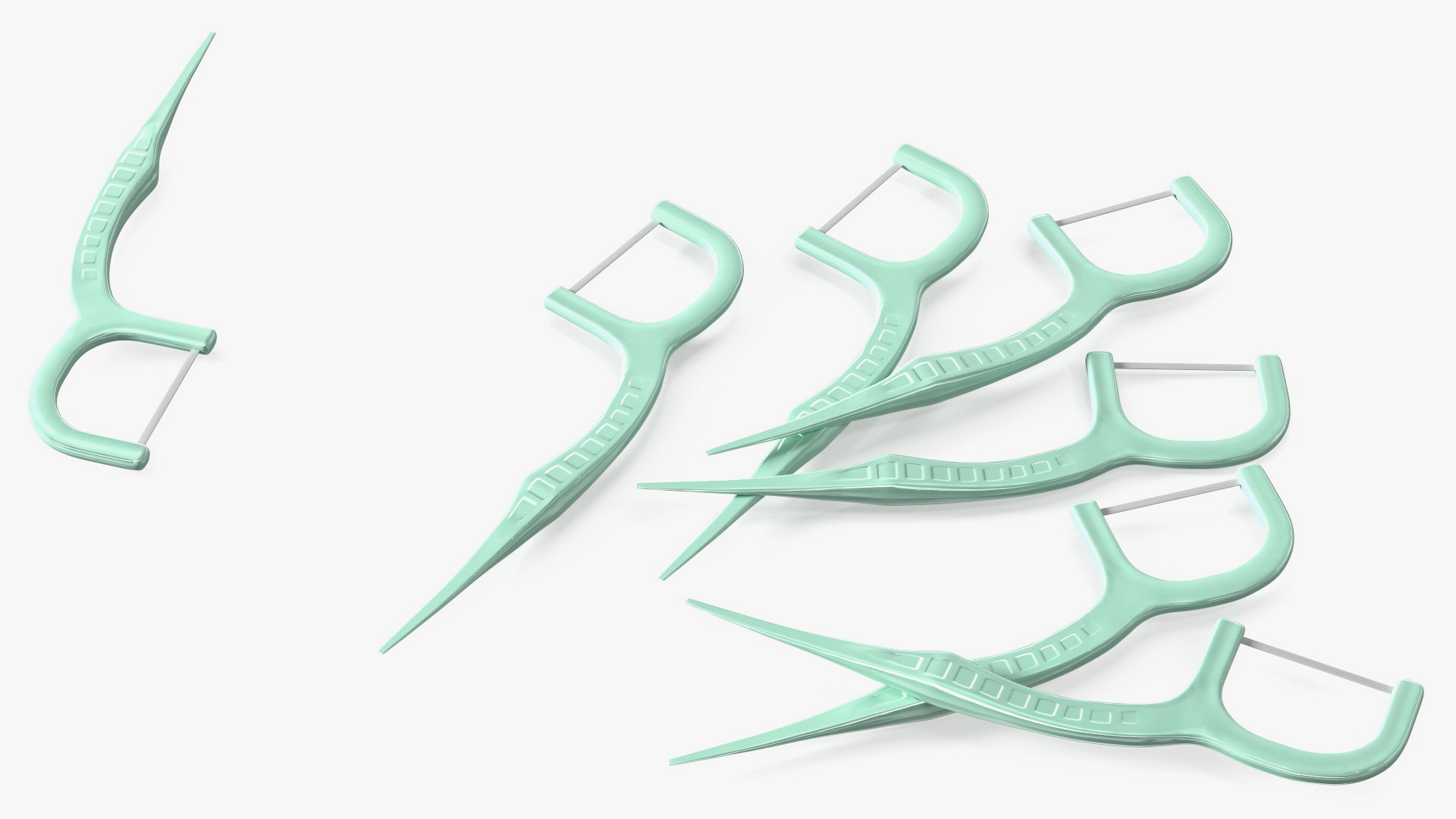 Dental Floss Toothpick 3D