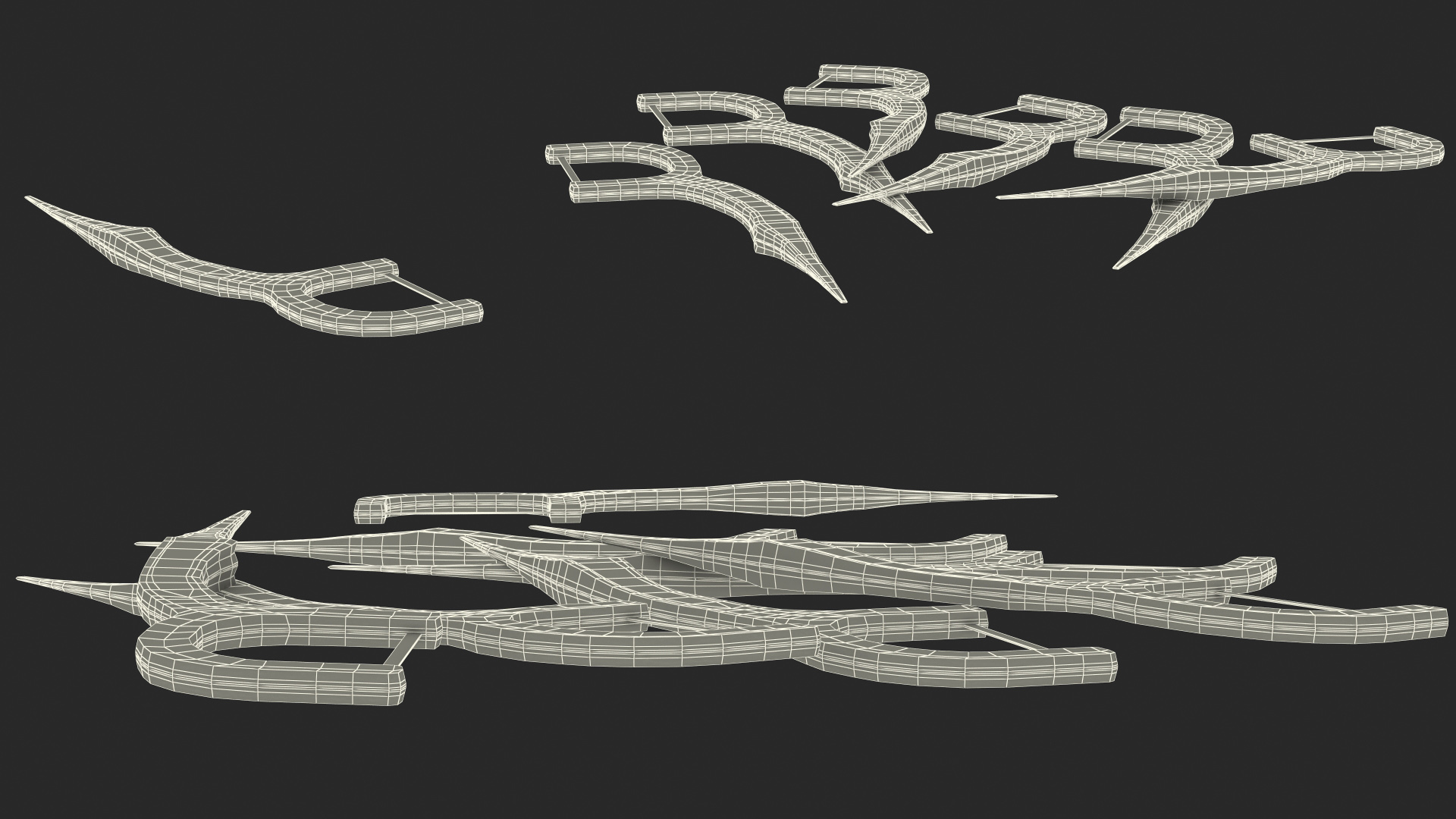 Dental Floss Toothpick 3D