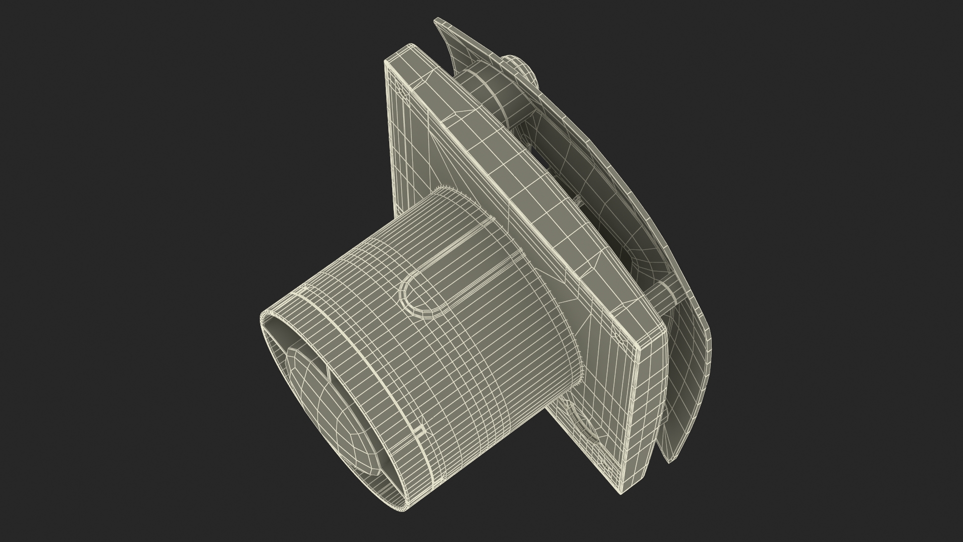 Extractor Fan Silent Dual 100 3D model