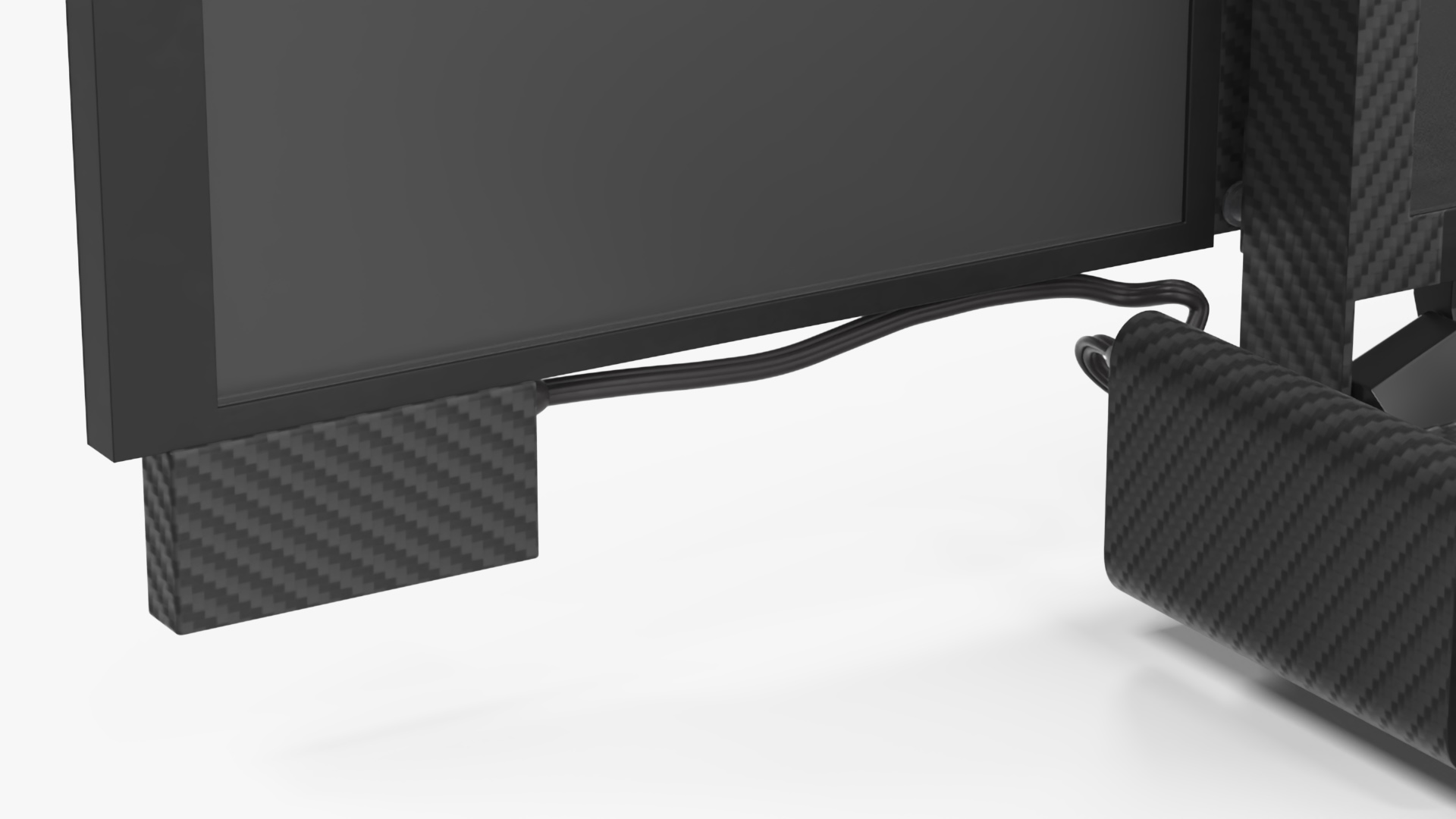 3D Professional Laptop with 6 Screens Rigged