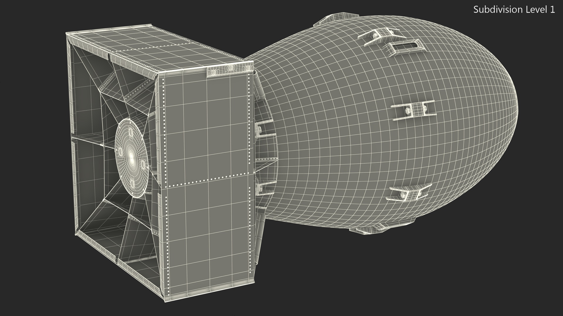 3D Atomic Bomb Fat Man Yellow