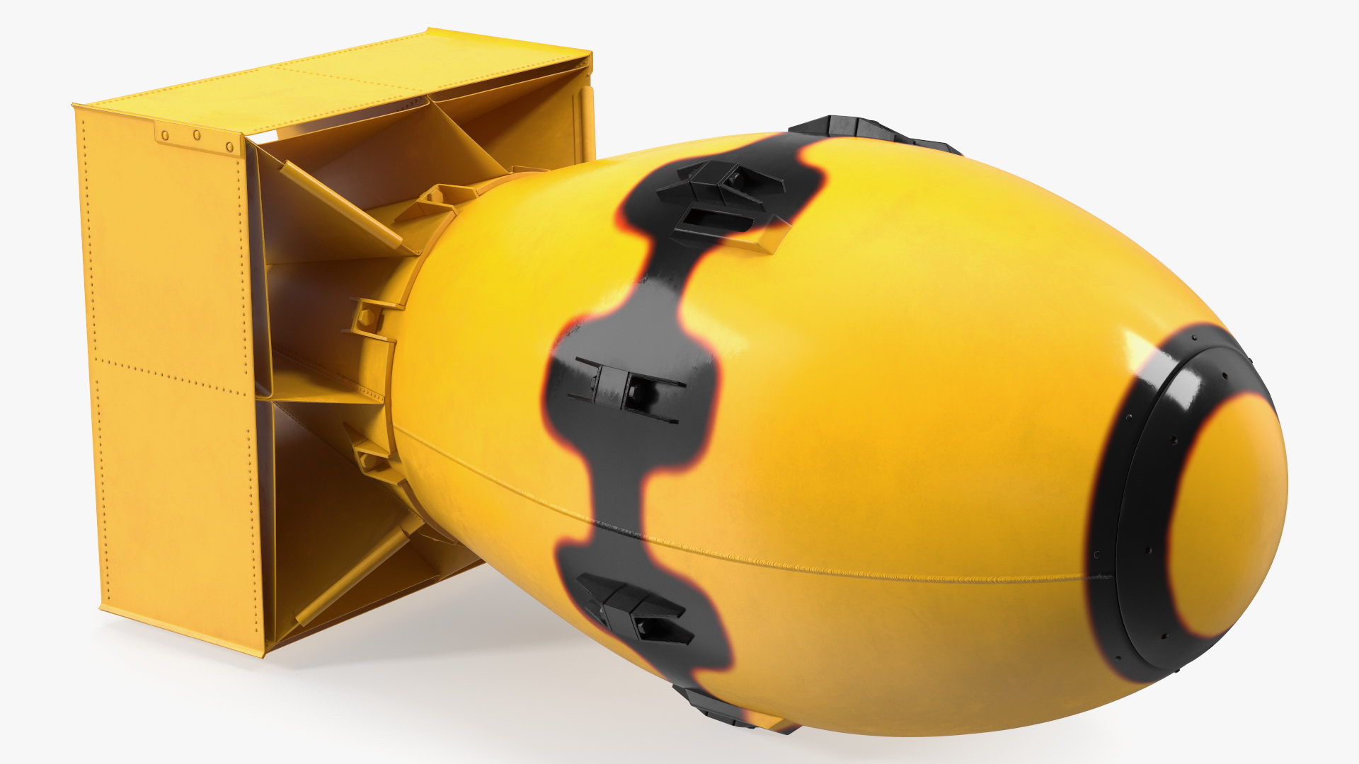 3D Atomic Bomb Fat Man Yellow