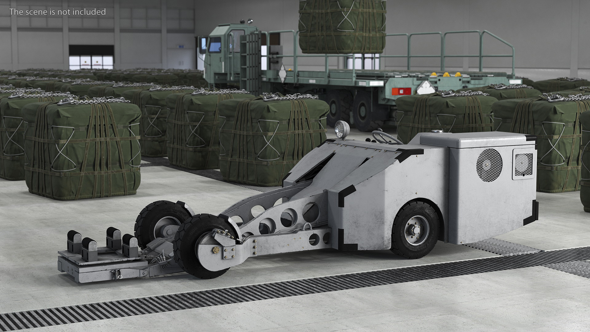 3D Ammunition Loading System Rigged for Maya