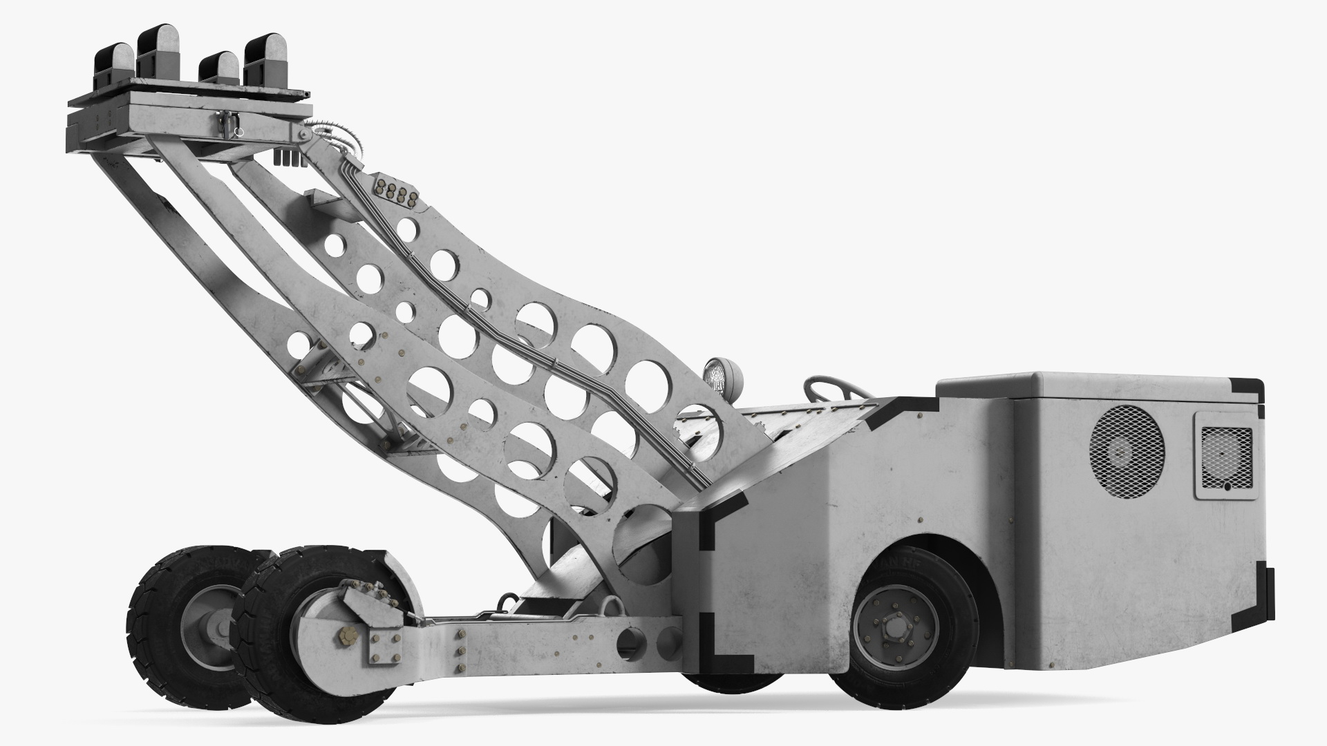 3D Ammunition Loading System Rigged for Maya